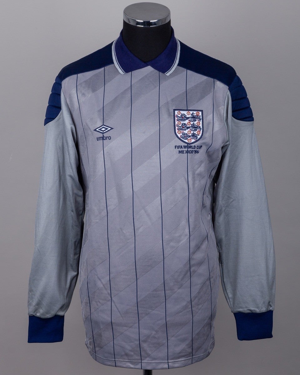 Peter Shilton's 1986 England v Argentina match worn 'Hand of God' shirt