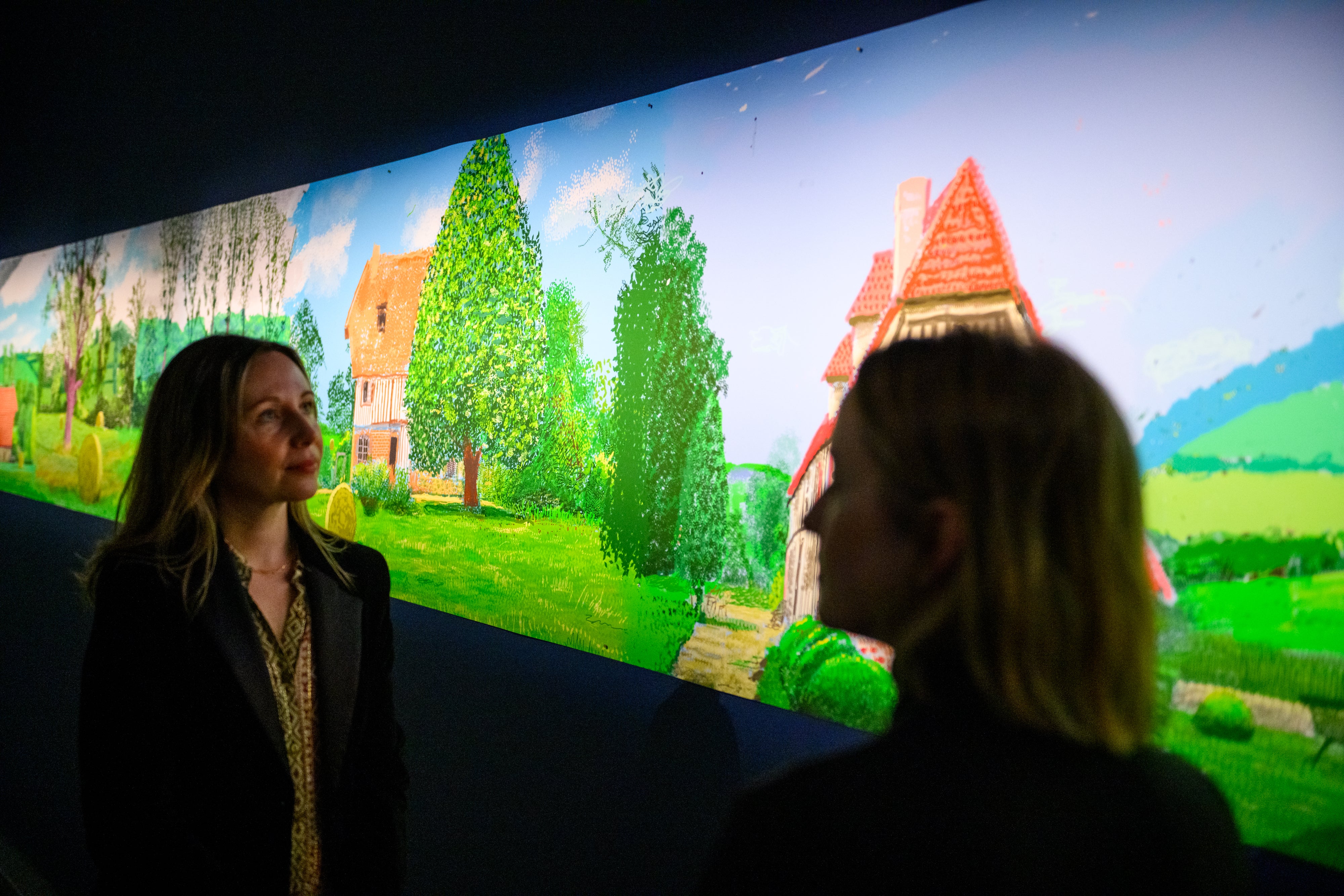 David Hockney's 'A Year in Normandie' (Getty)