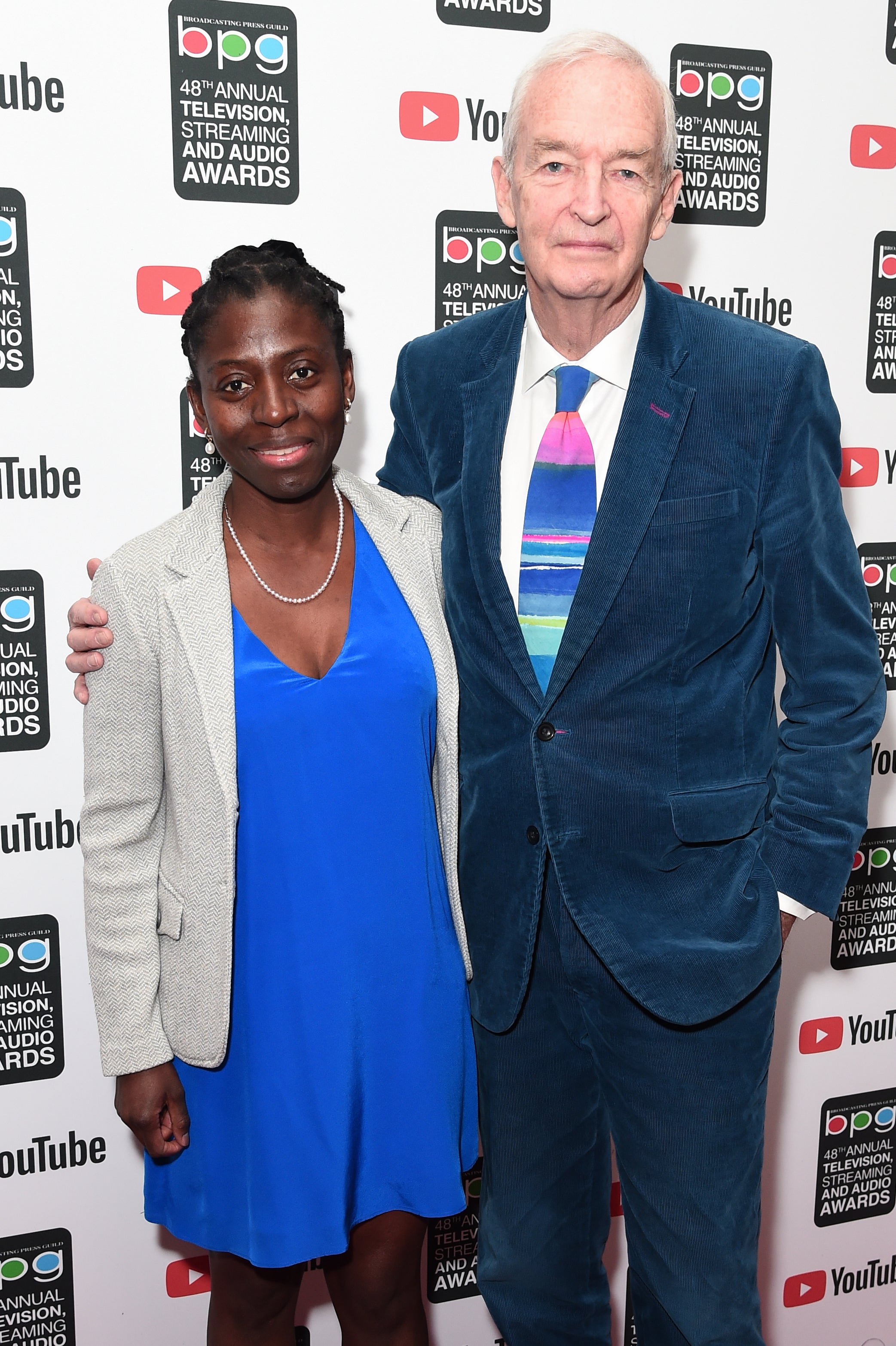 Snow and his wife Precious in 2022