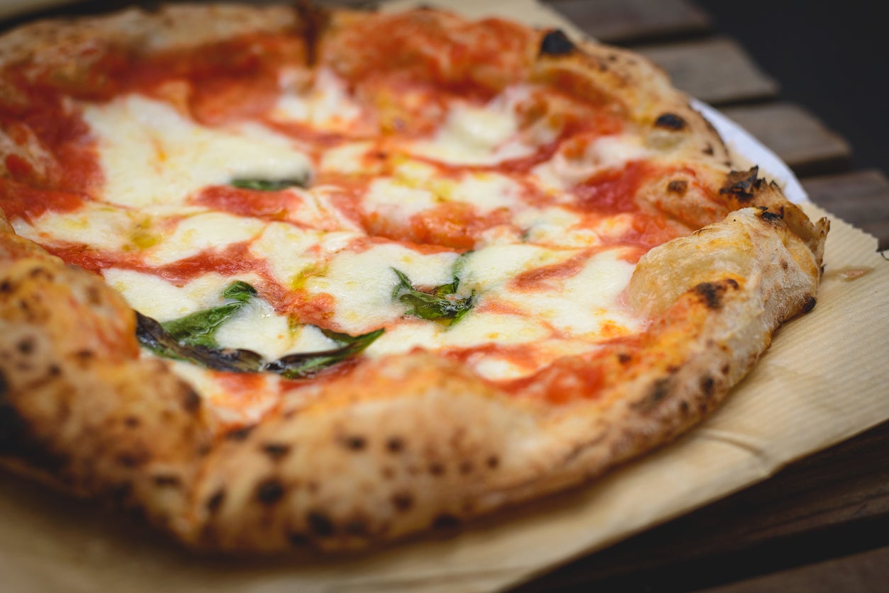 A pizza product was recalled because it may have contained pieces of metal