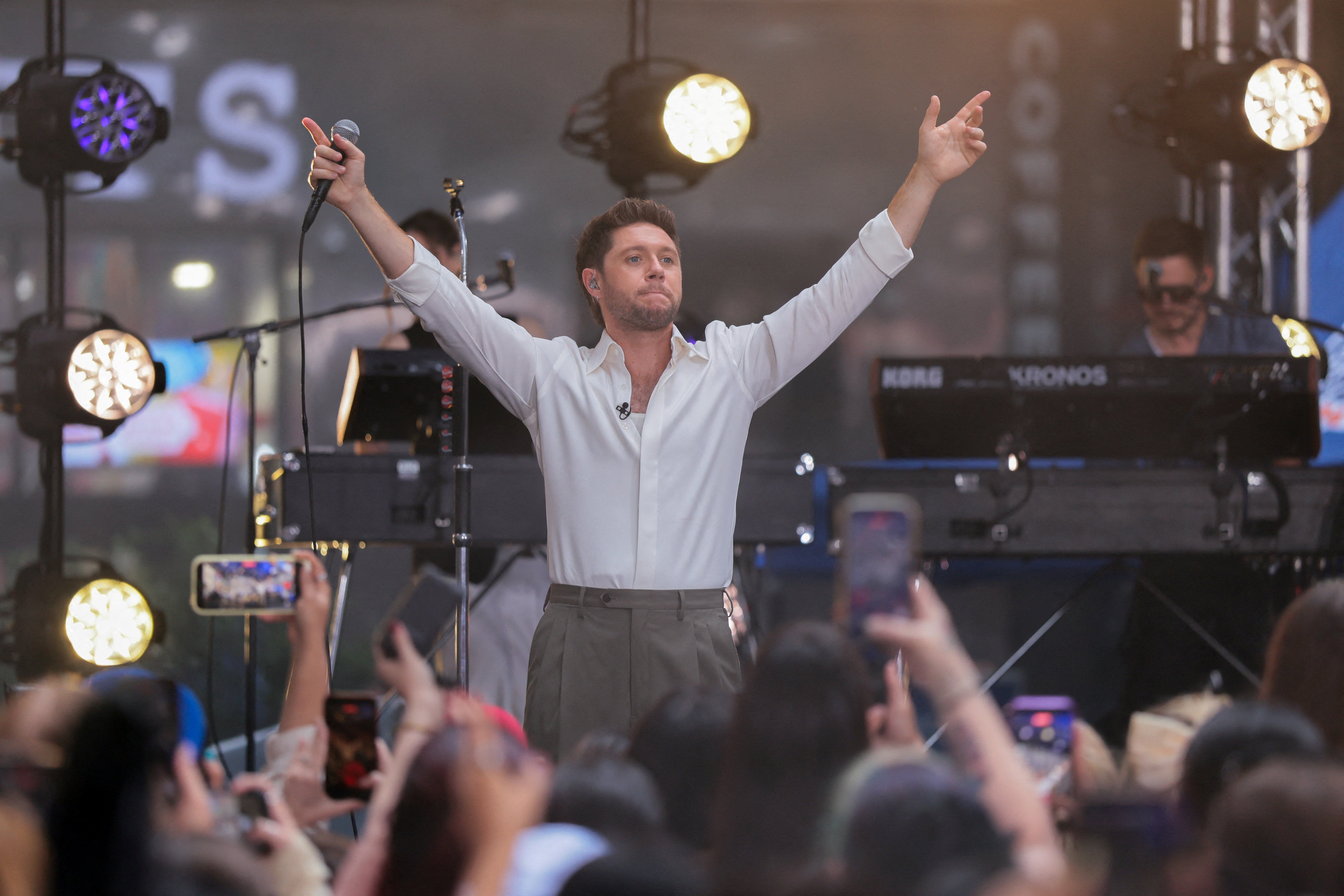 Niall Horan performs on the 'TODAY' show, June 12, 2026 (Reuters)