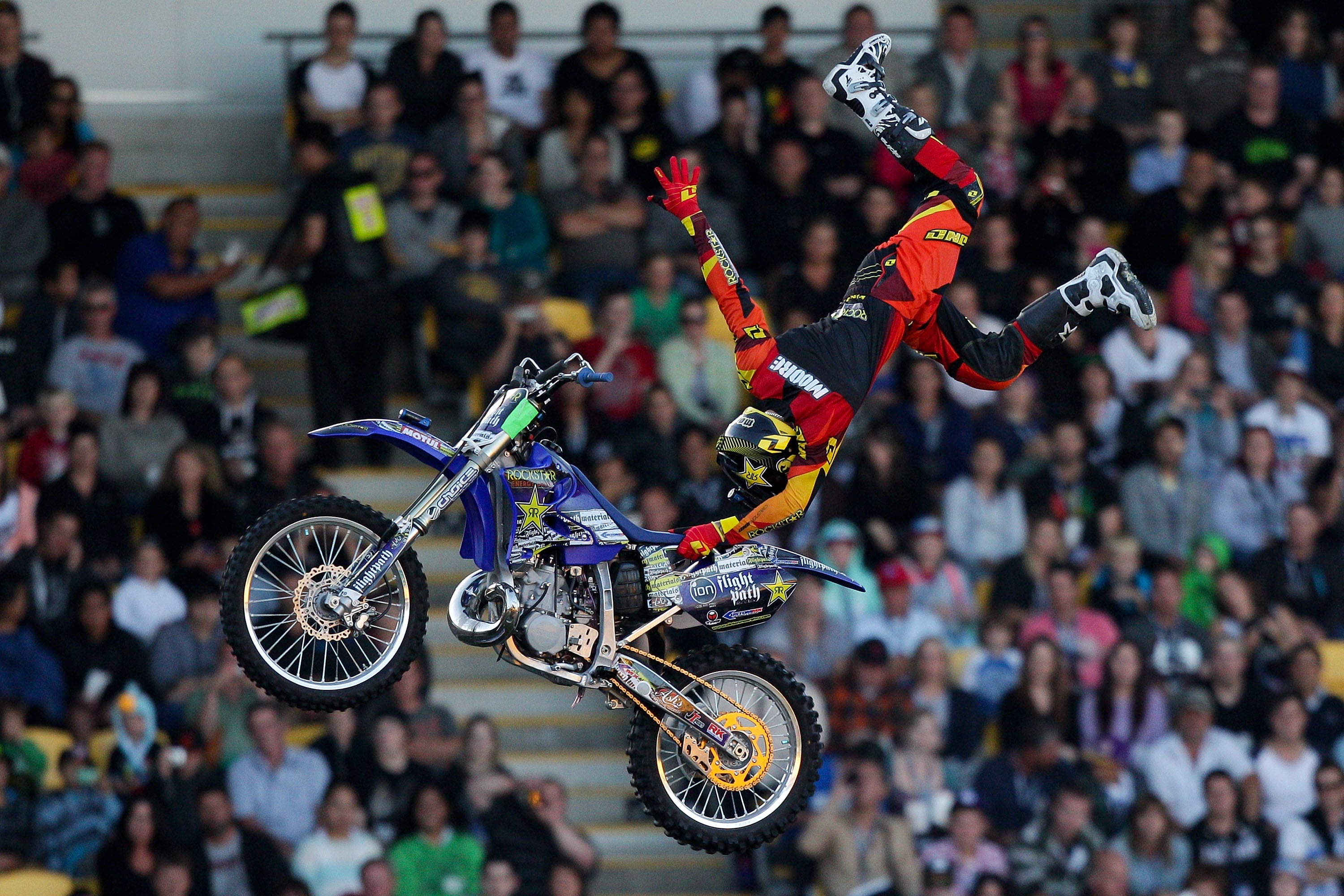 Motocross daredevils are reportedly set to perform stunts outside the White House on Saturday