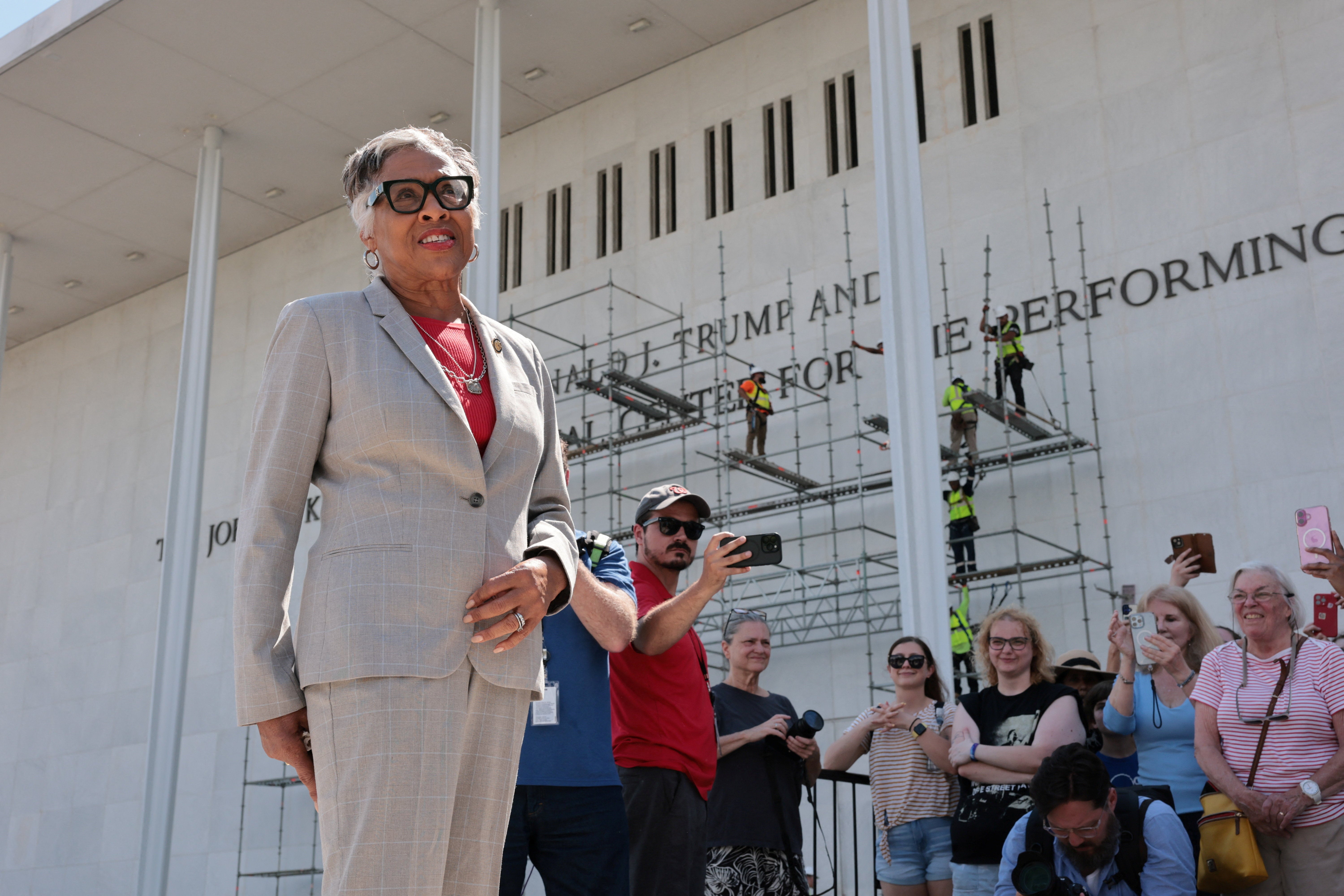 Democratic Rep. Joyce Beatty sued the Kennedy Center to block Trump from adding his name to the performing arts venue and from closing it down for construction