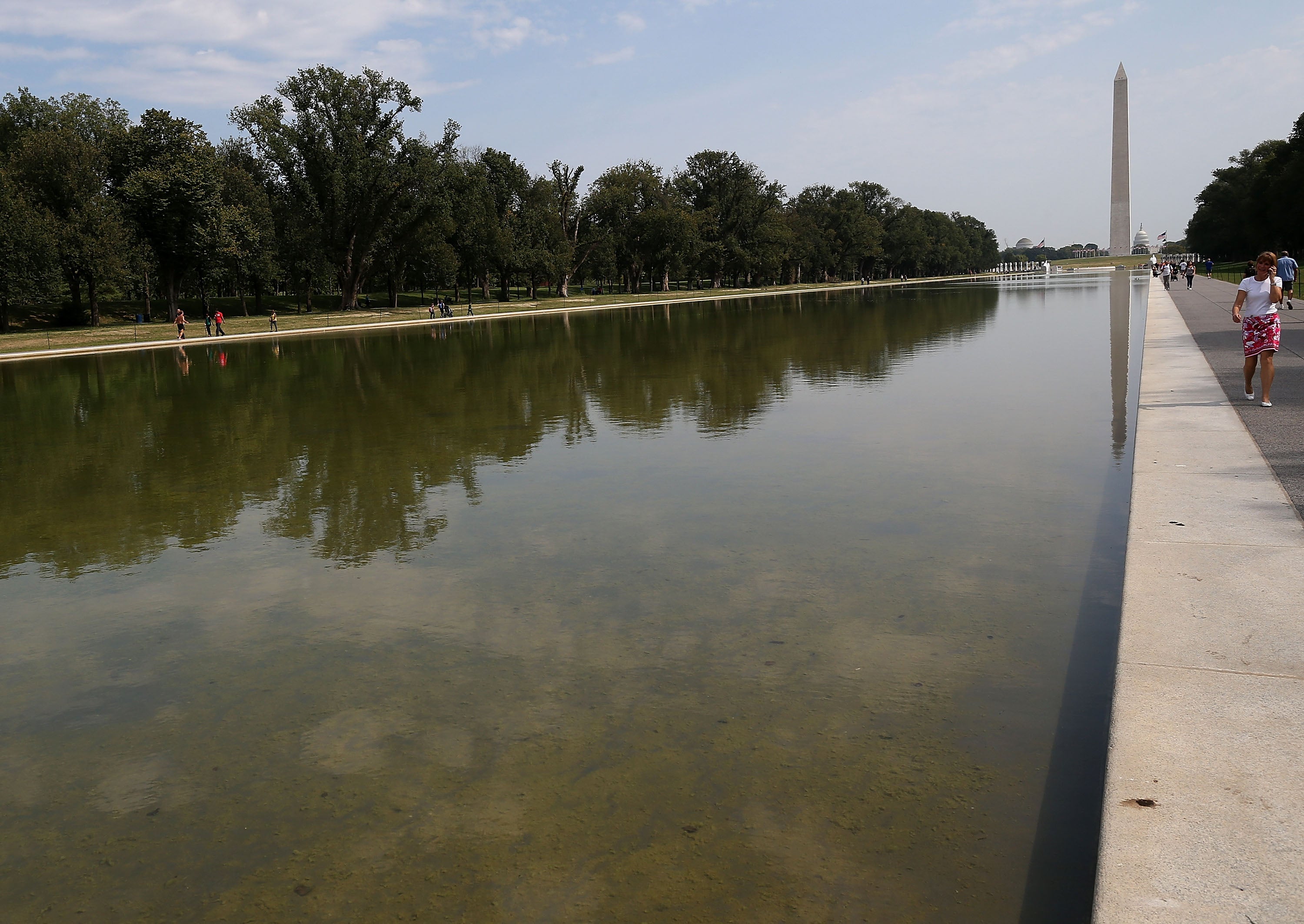 The Reflecting Pool project has faced ballooning costs, delays and a lawsuit (Getty)