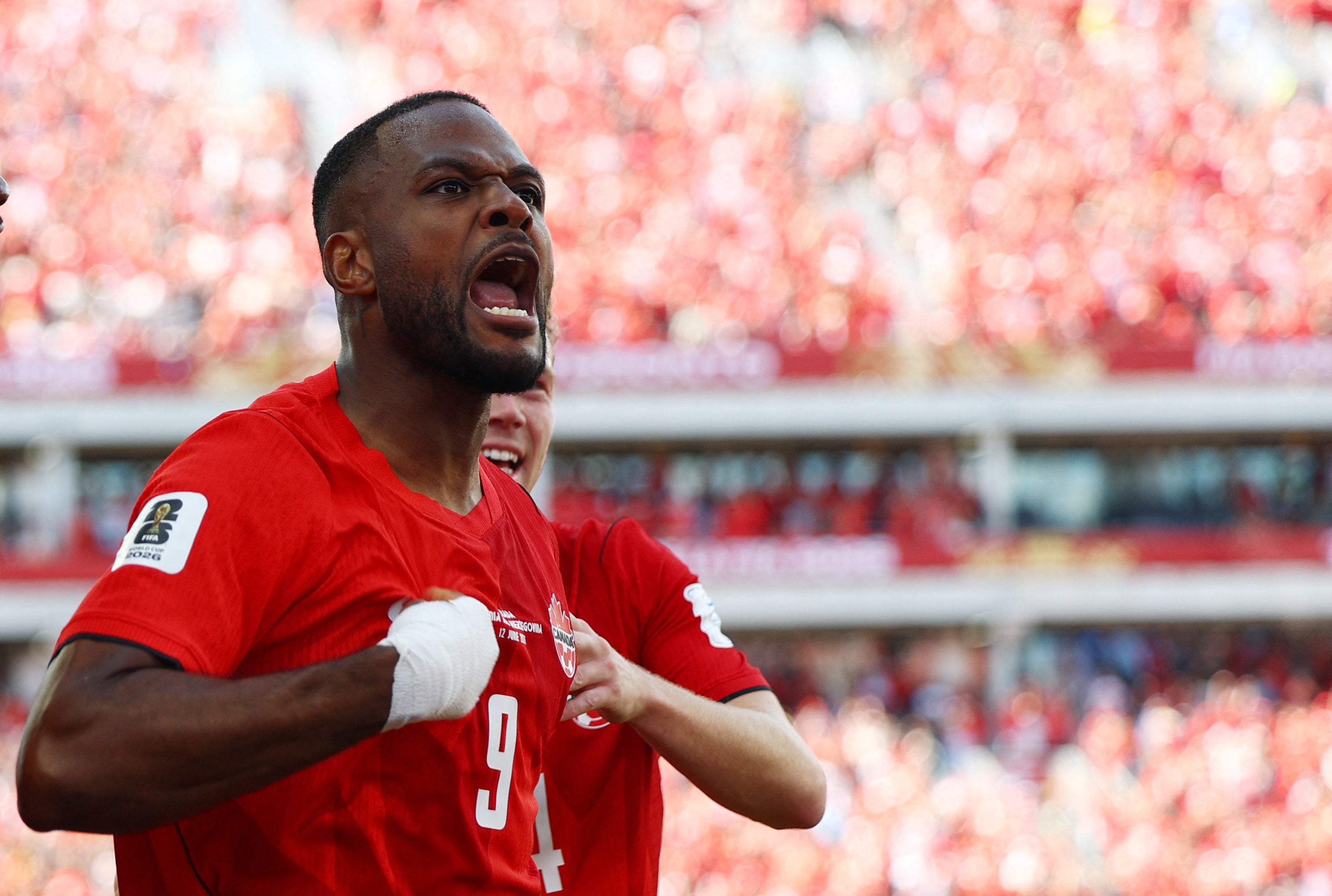 Cyle Larin got the all-important equaliser to get Canada on the board at the World Cup