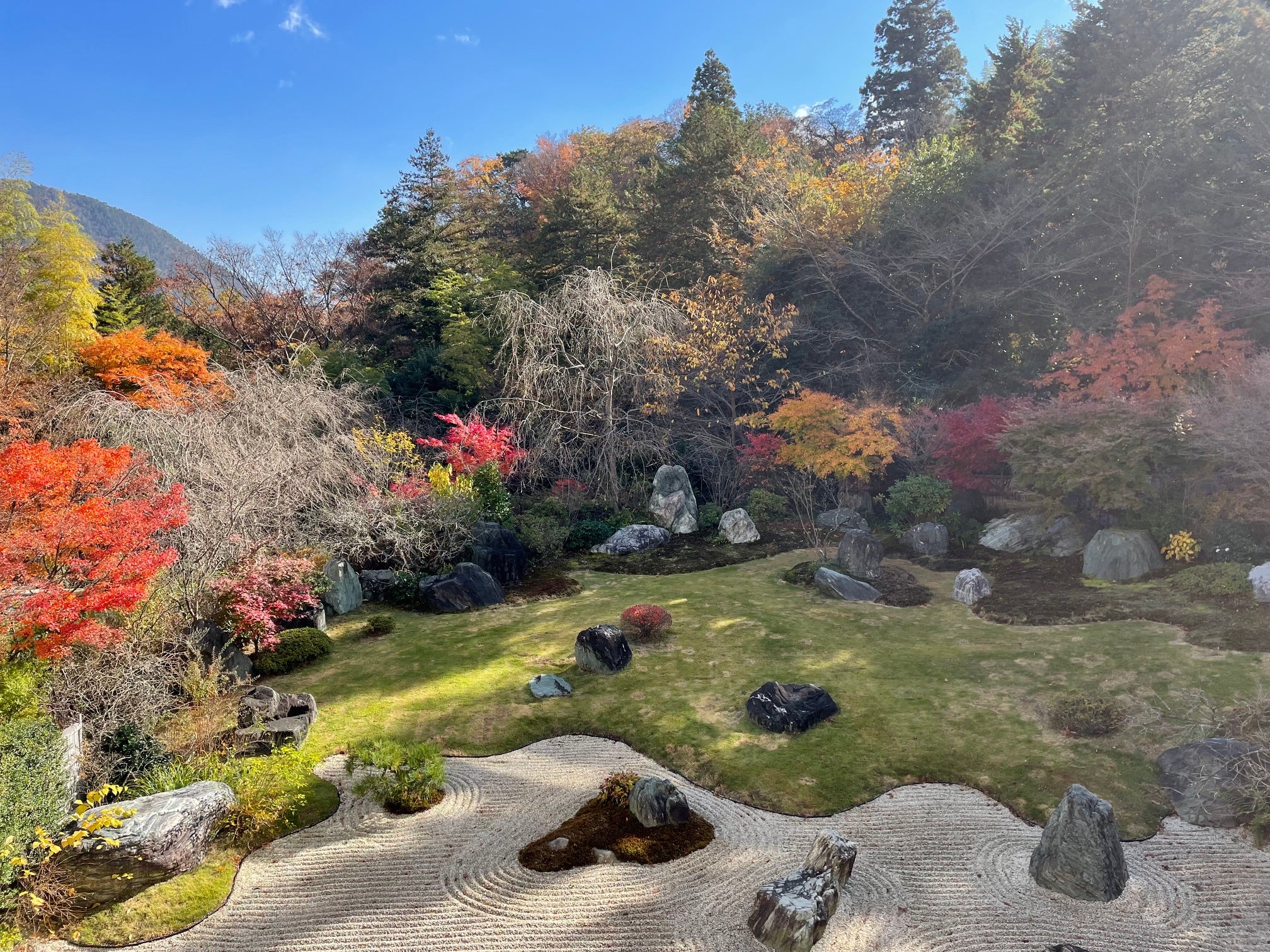The garden at Gora Kadan Hakone