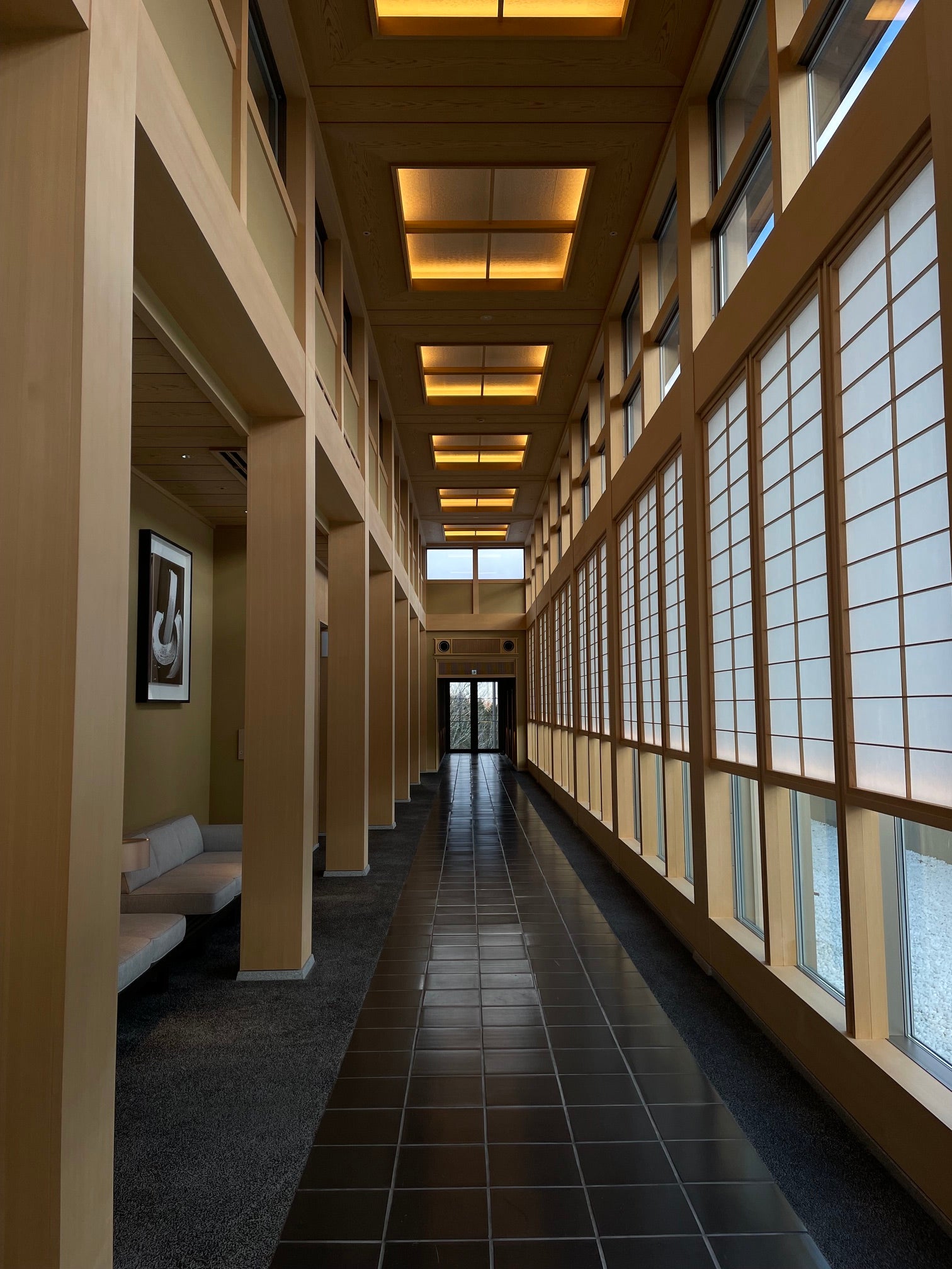 The ryokan is designed to feel restorative