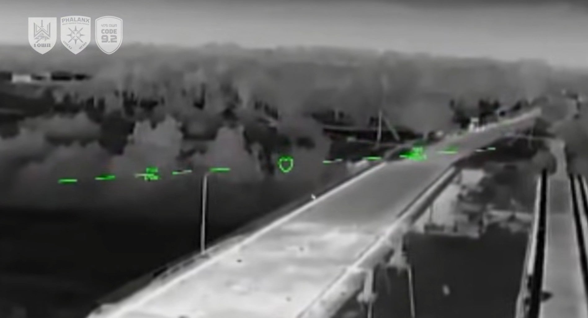 Ukrainian forces released footage of the strike (1st Separate Assault Regiment)