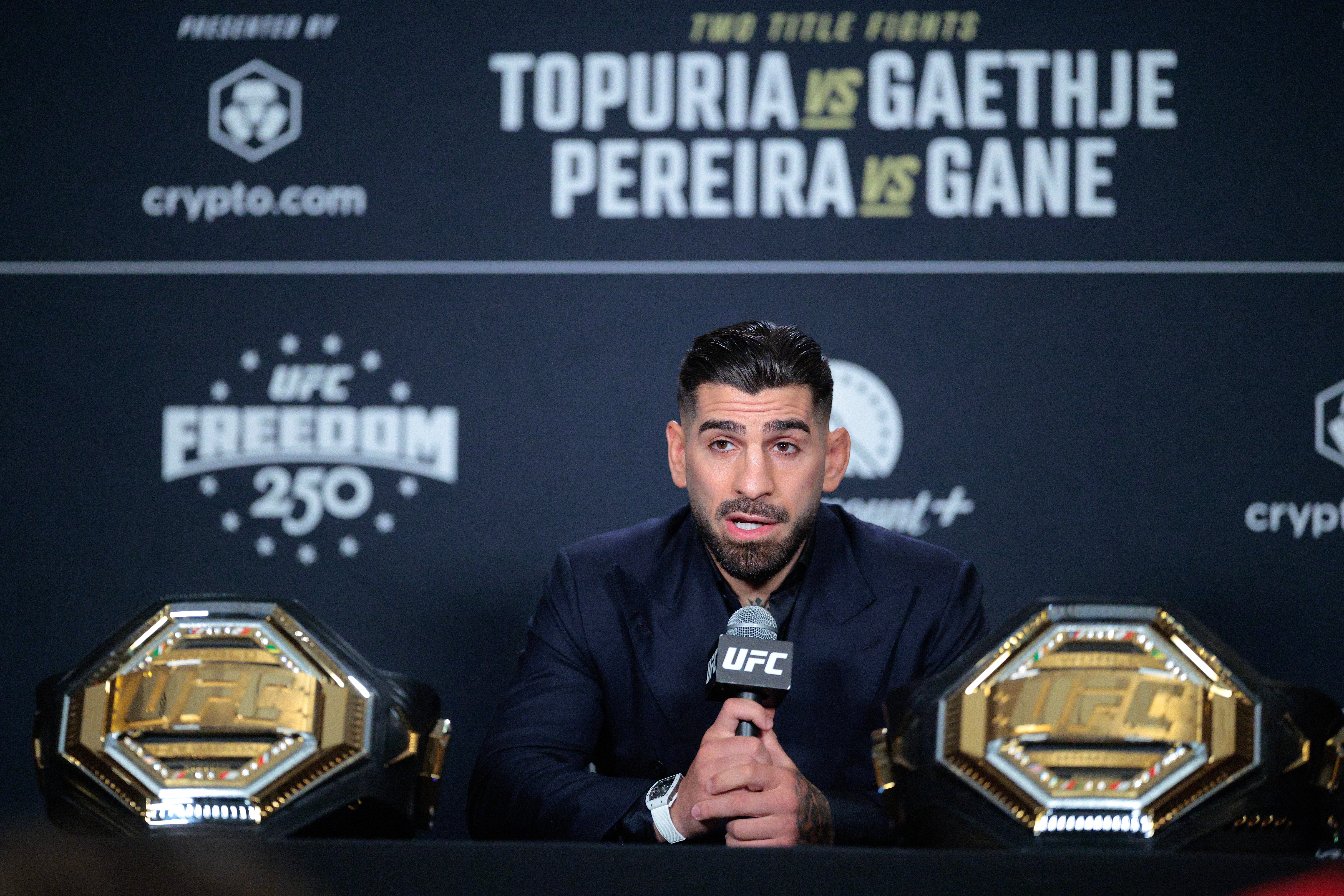 UFC lightweight champion Ilia Topuria (Getty)