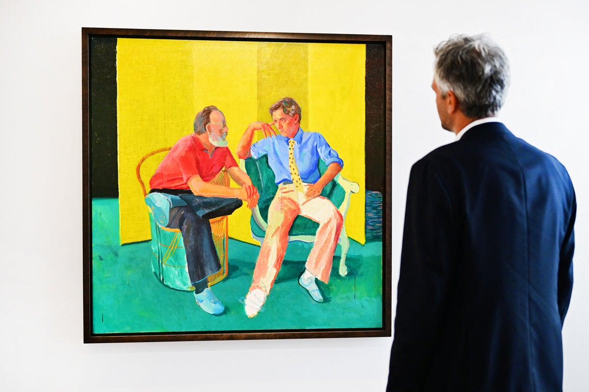David Hockney painted gay lives in bright daylight at a time when ...