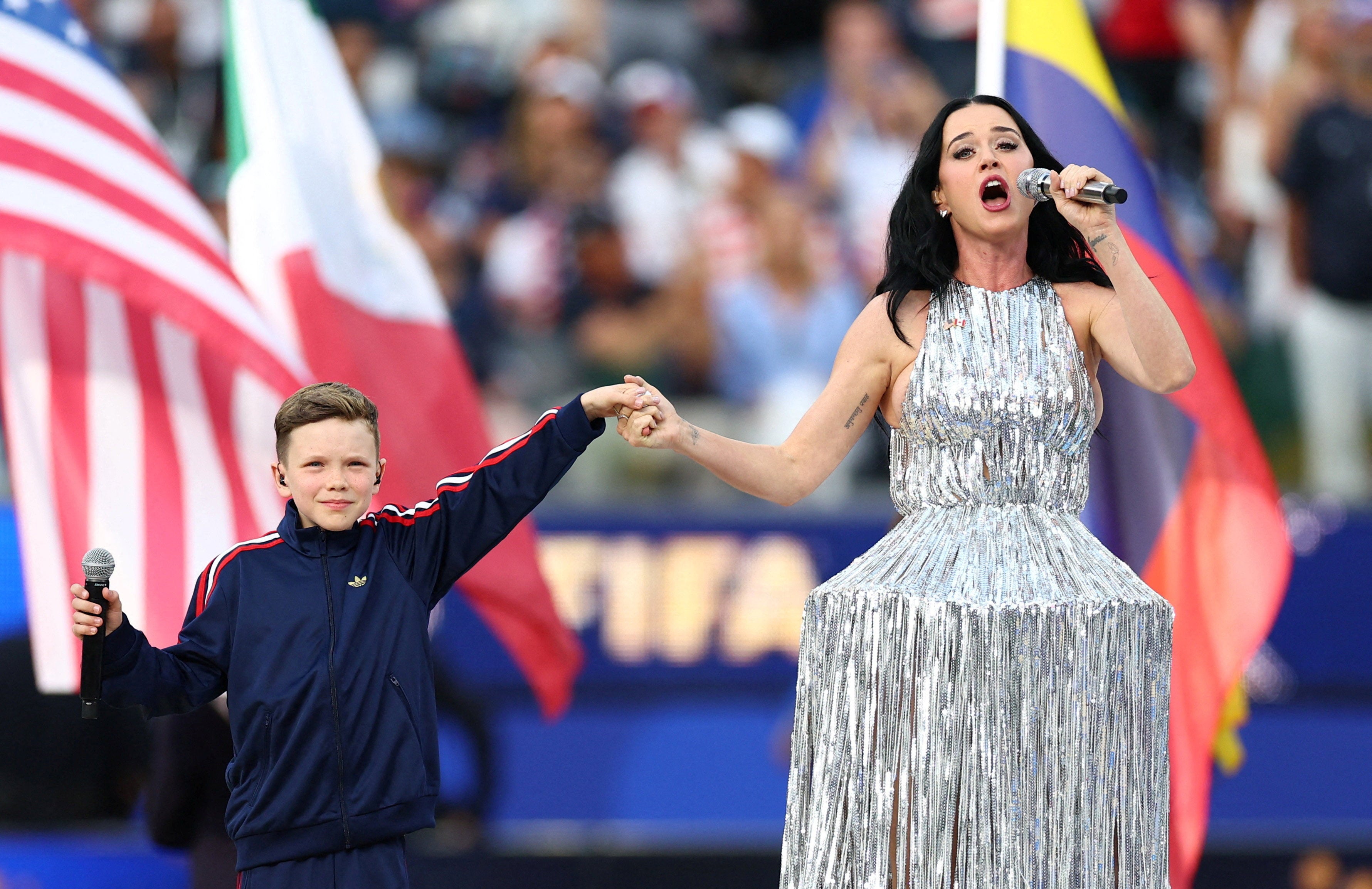Katy Perry with Tius