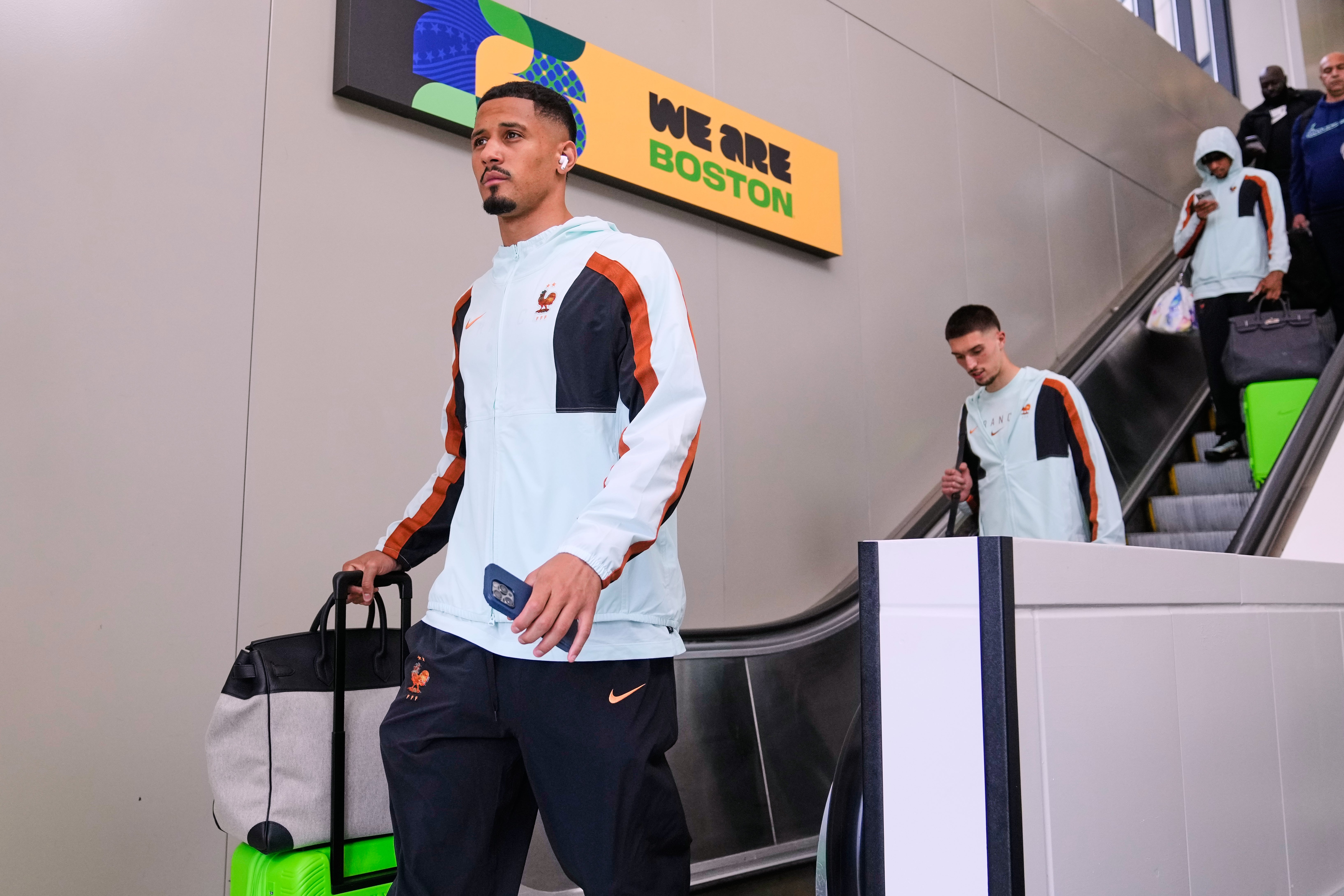 William Saliba is nursing back pain