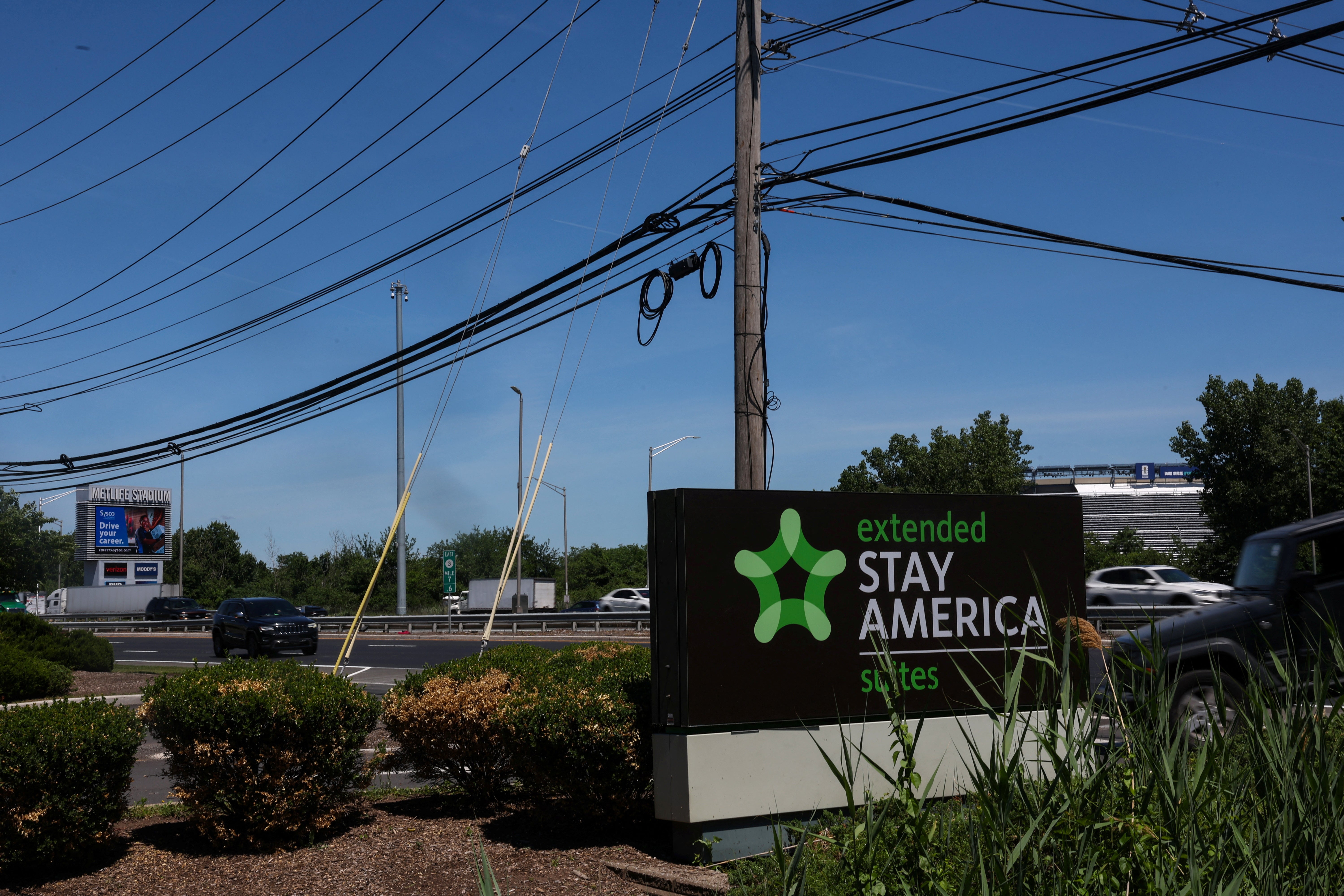 A room at a two-star Super 8 motel on the side of a four-lane road goes for around $500 on the night of the final match; at Extended Stay America, an economy apartment hotel chain, the latest figure was over $900