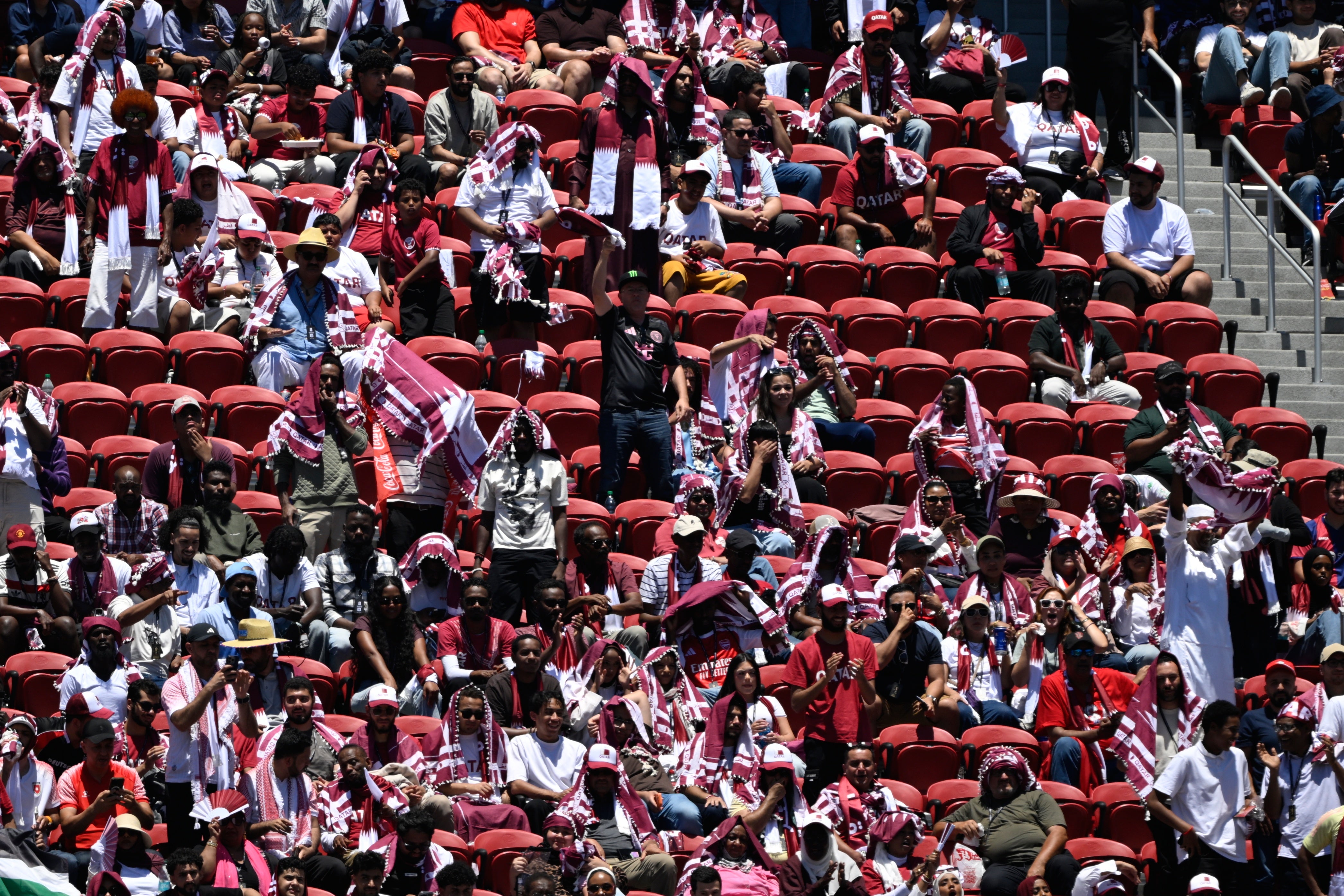 On Friday, FIFA blamed the empty seats during the World Cup match between South Korea and the Czech Republic in Guadalajara on fans who watched from the concourses