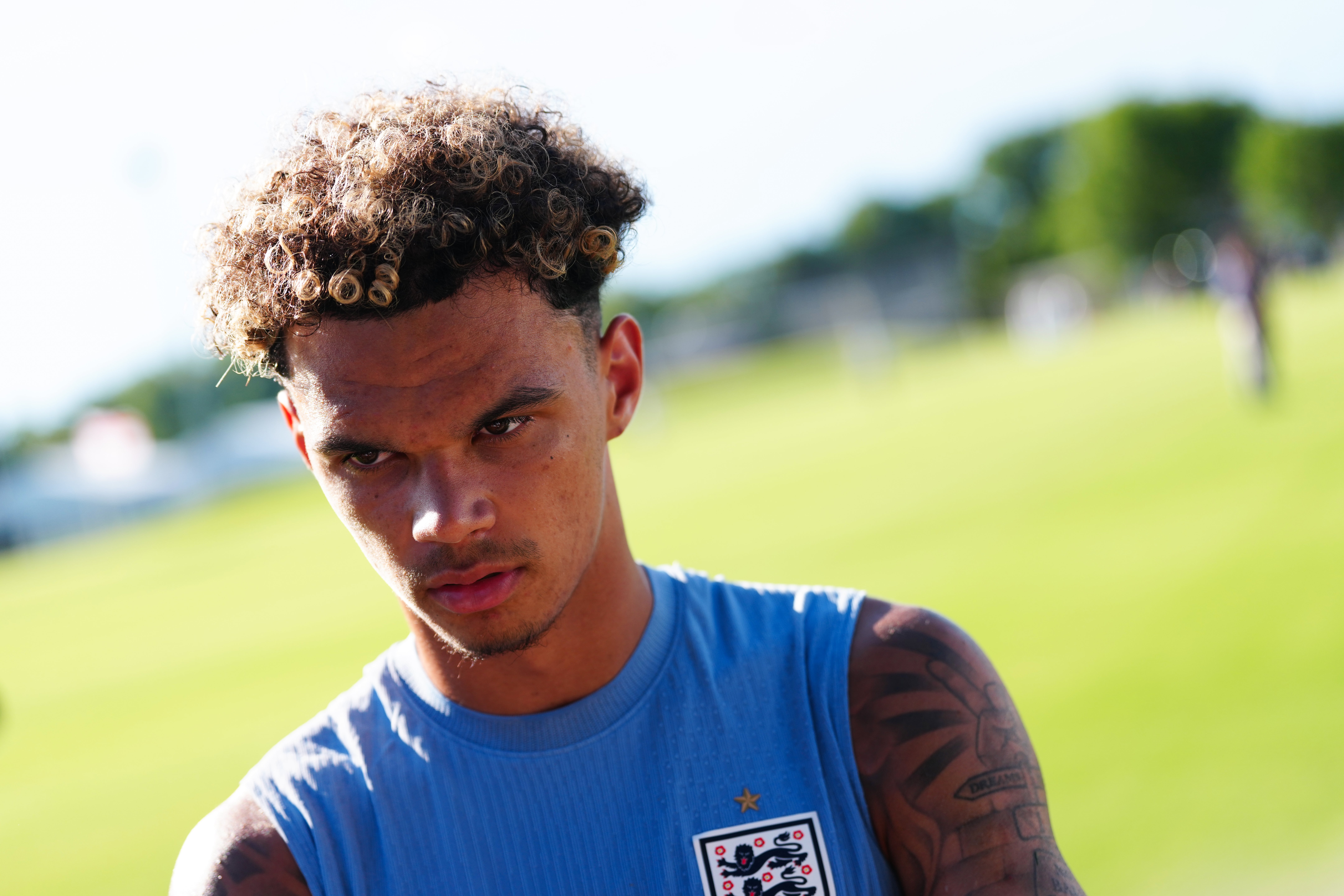Nico O'Reilly is full of focus ahead of England's opener
