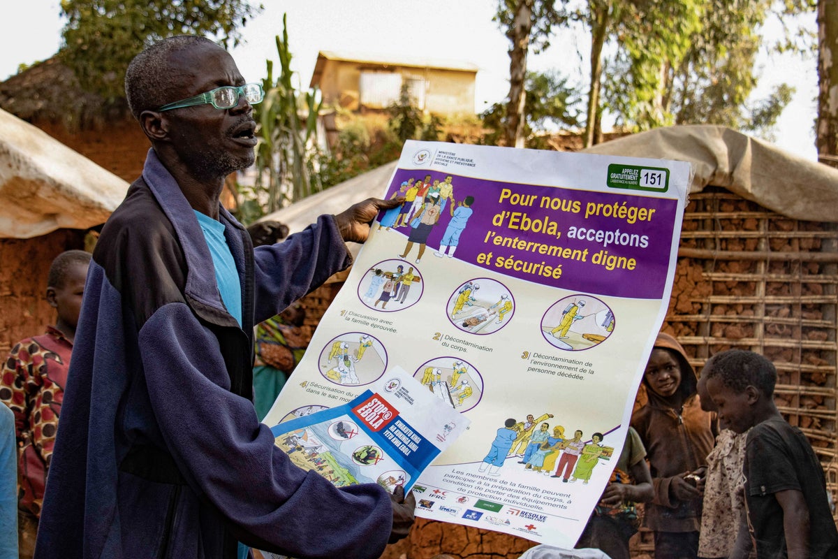 Ebola crisis deepens in Congo as angry locals drive health workers away from displacement camps