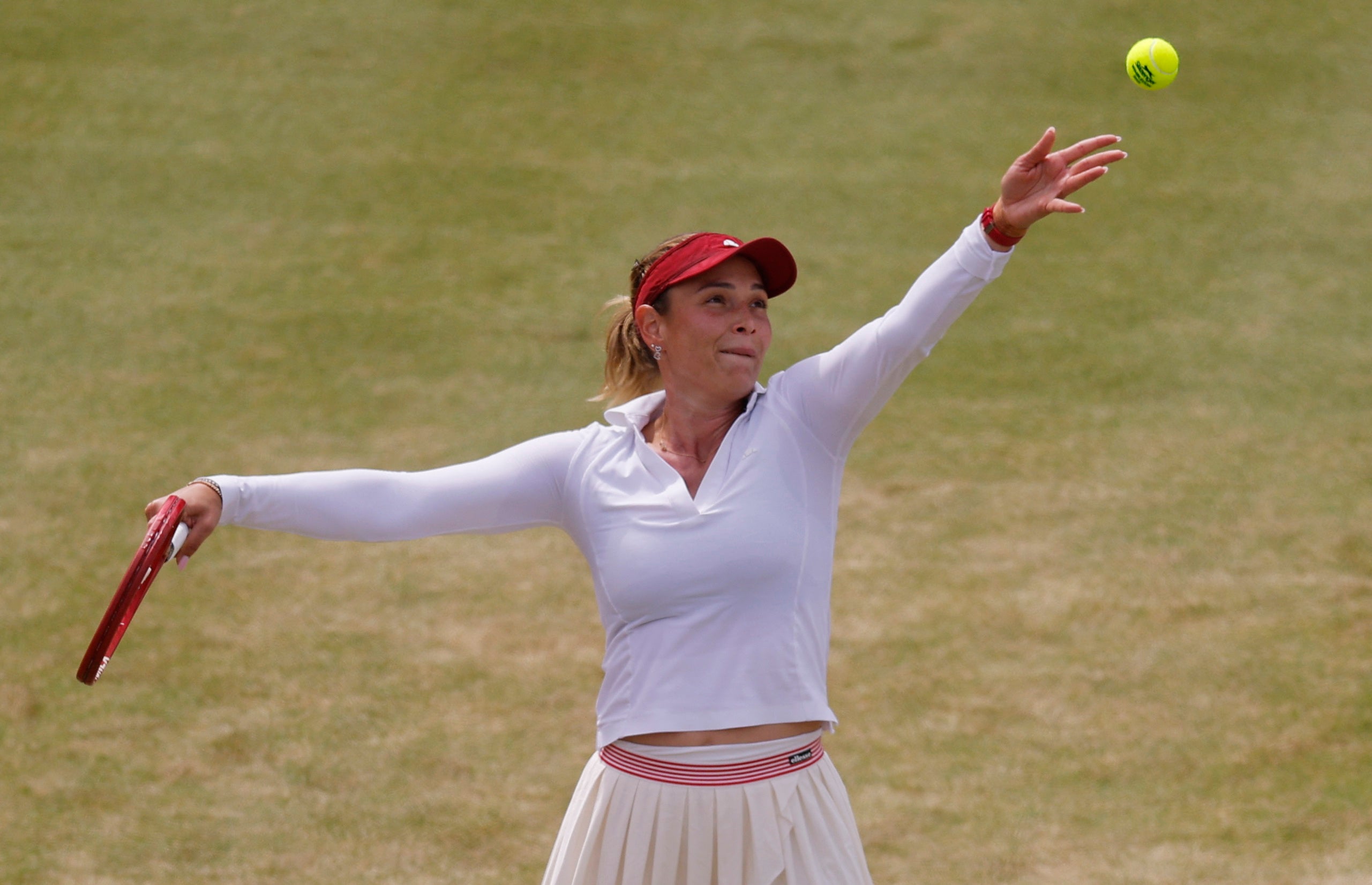 Croatia's Donna Vekic in action during her final match
