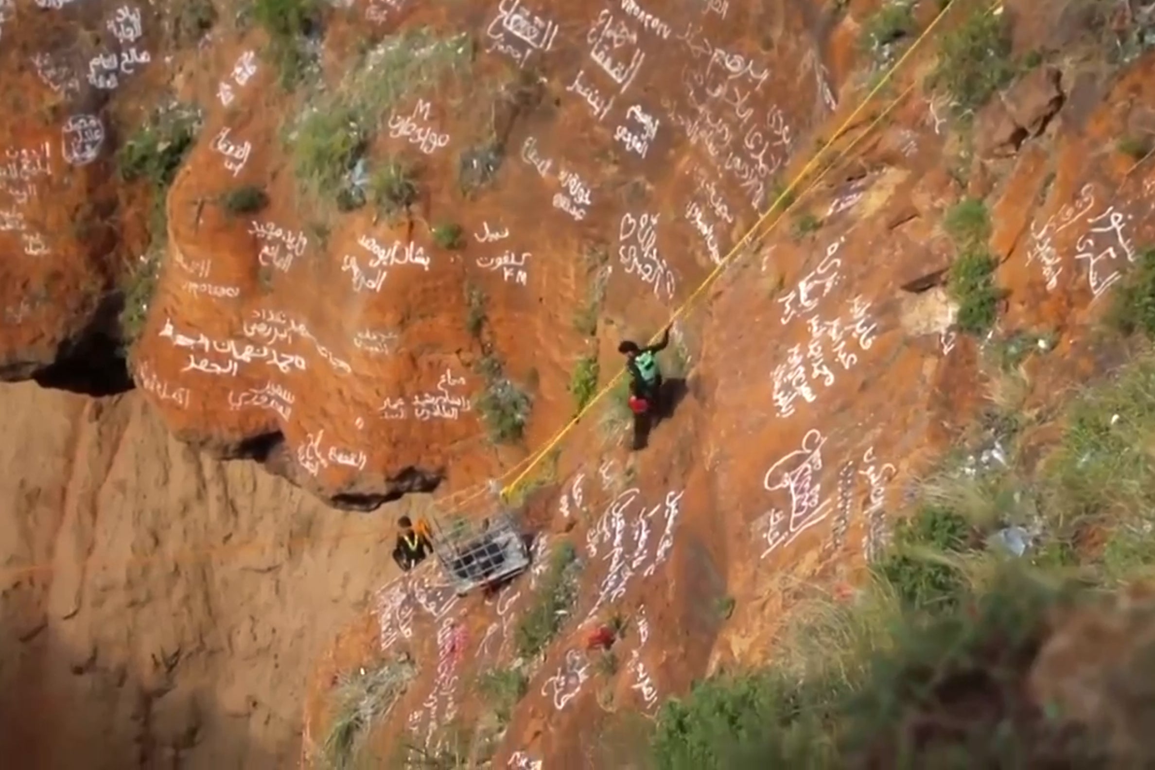 Al-Qaqa Ibn Antar has gone viral in recent years for his daring climbs