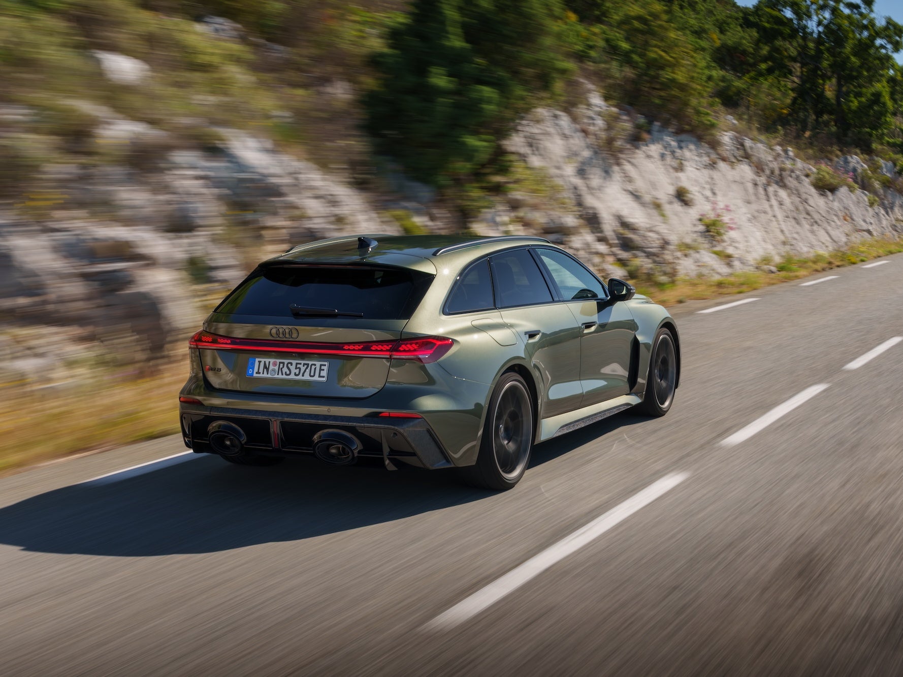 The Audi RS 5 comes in saloon or this Avant estate version – both are equally stunning to look at and drive fast (Audi)