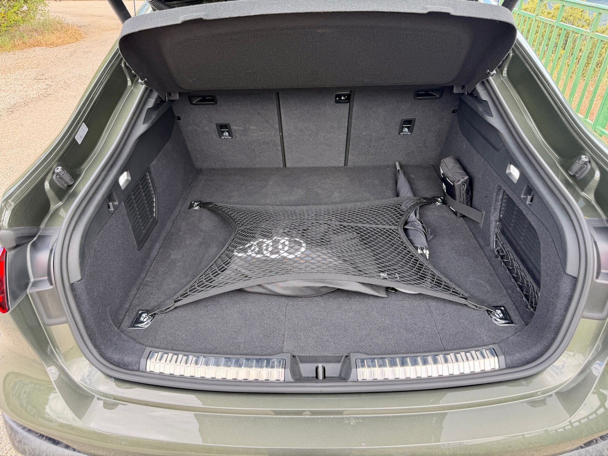 The hybrid system in the Audi RS 5 means the boot isn't quite as spacious as in other A5 models. But there's always the Avant model. (Steve Fowler)