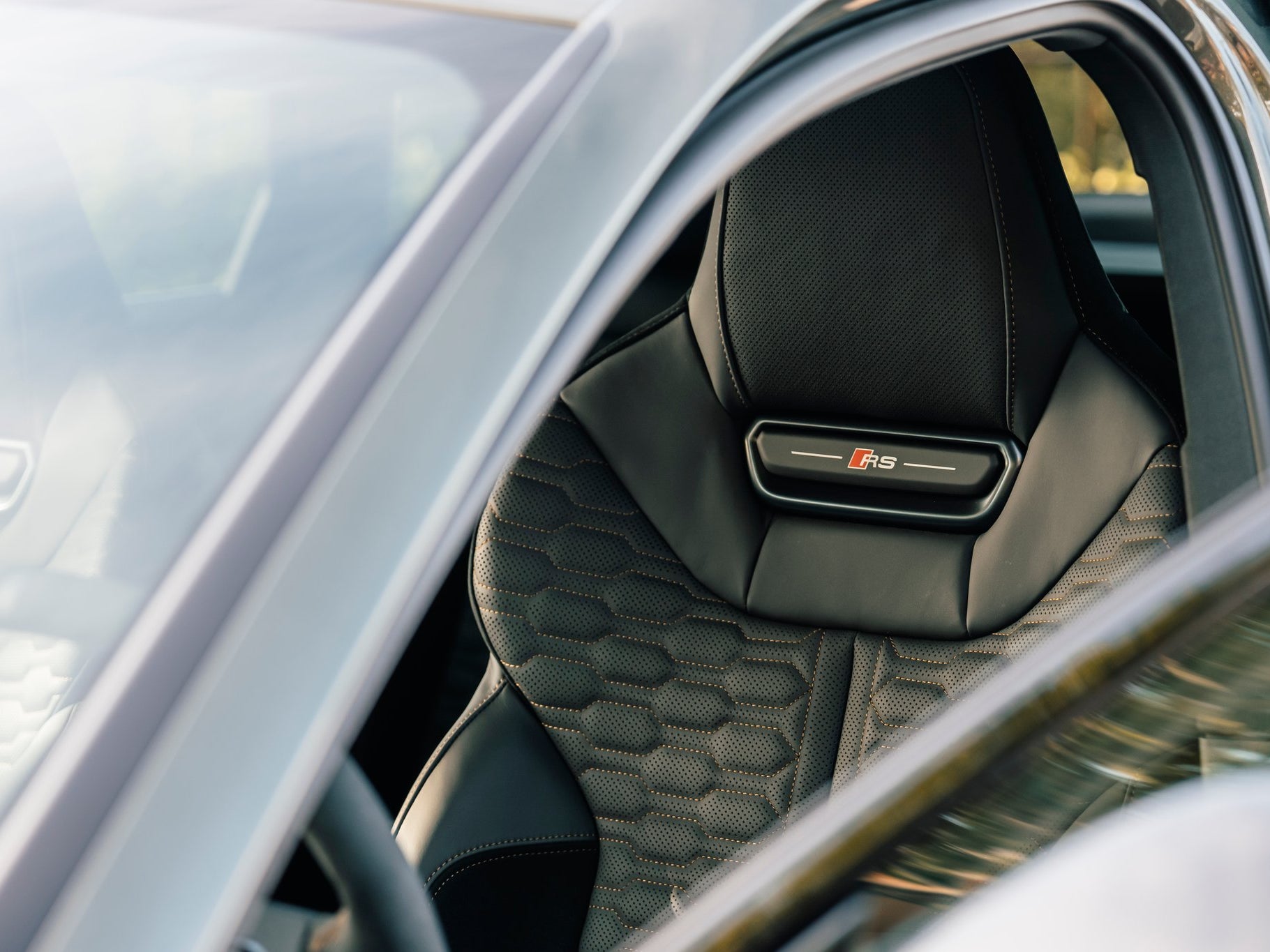 The Audi RS5 sport seats are fabulous to sit in, but not so good to sit behind (Audi)