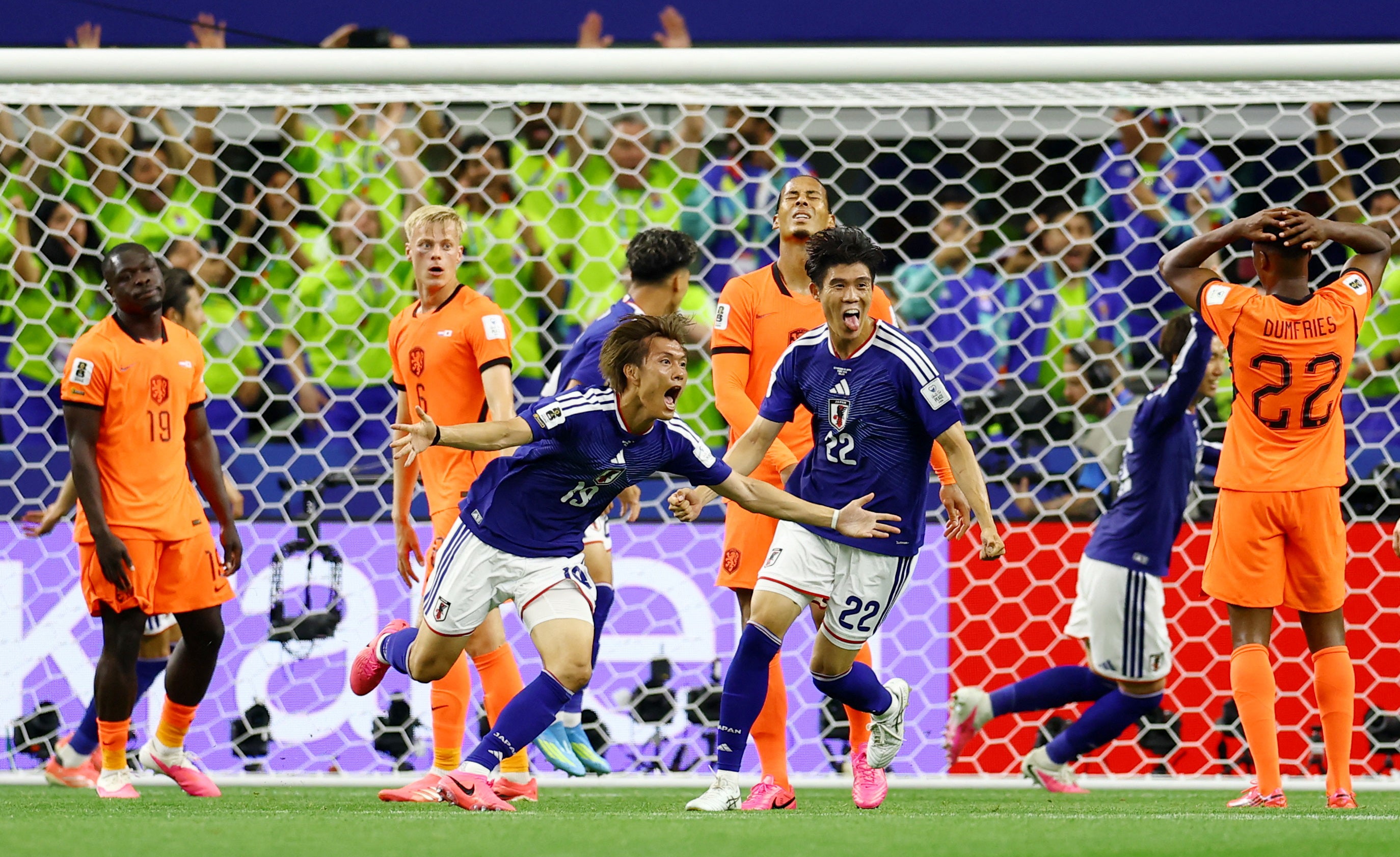 Japan secured a draw against the Netherlands in Group F