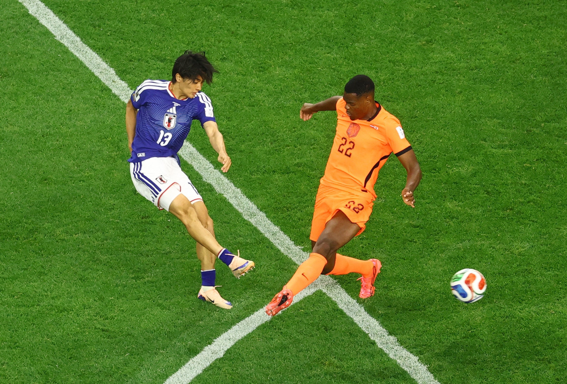 Keito Nakamura slotted home the first equaliser to kick start Japan's resurgence