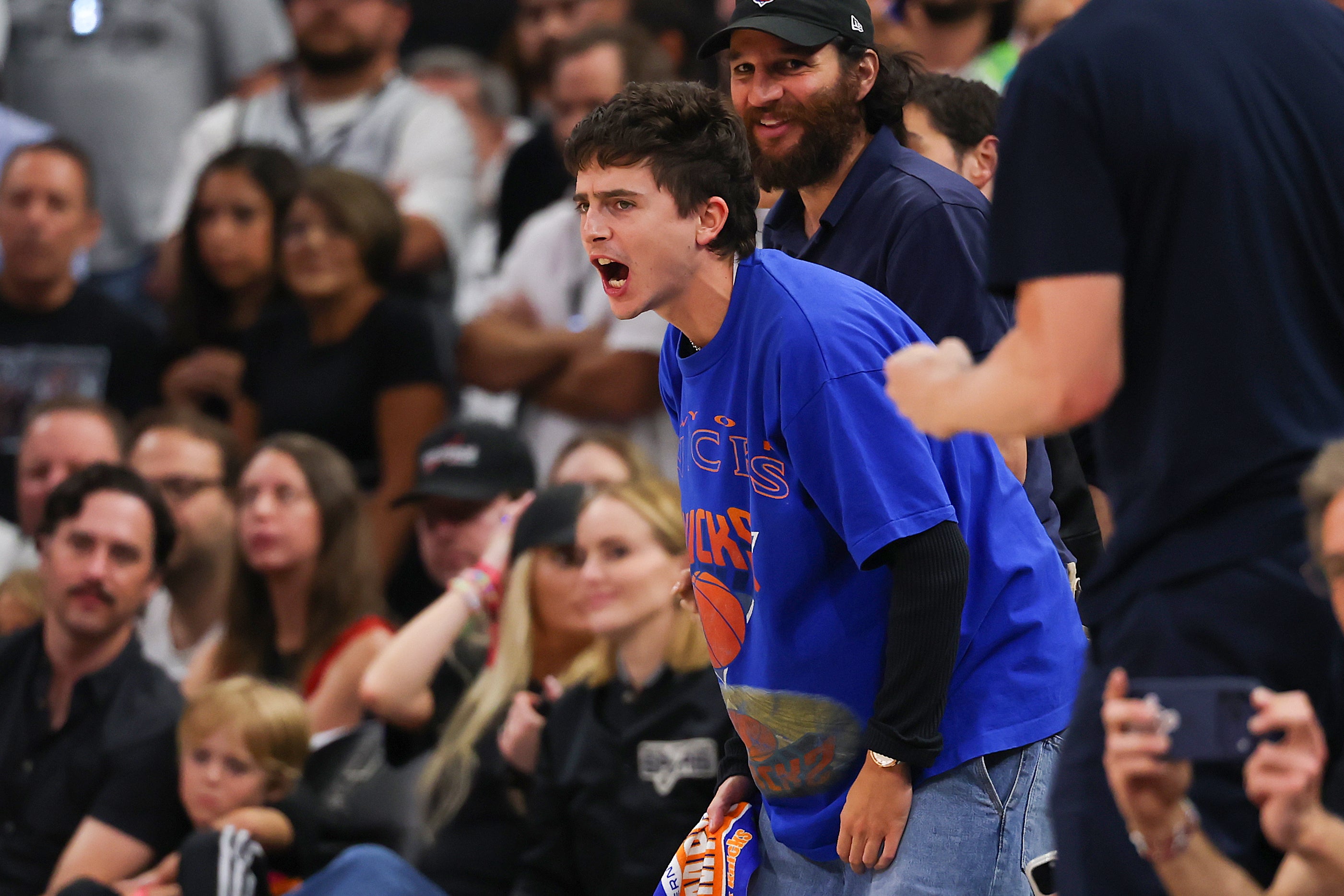 Timothée Chalamet said he would ‘way rather’ see the New York Knicks win an NBA championship than win an Academy Award himself (Getty)