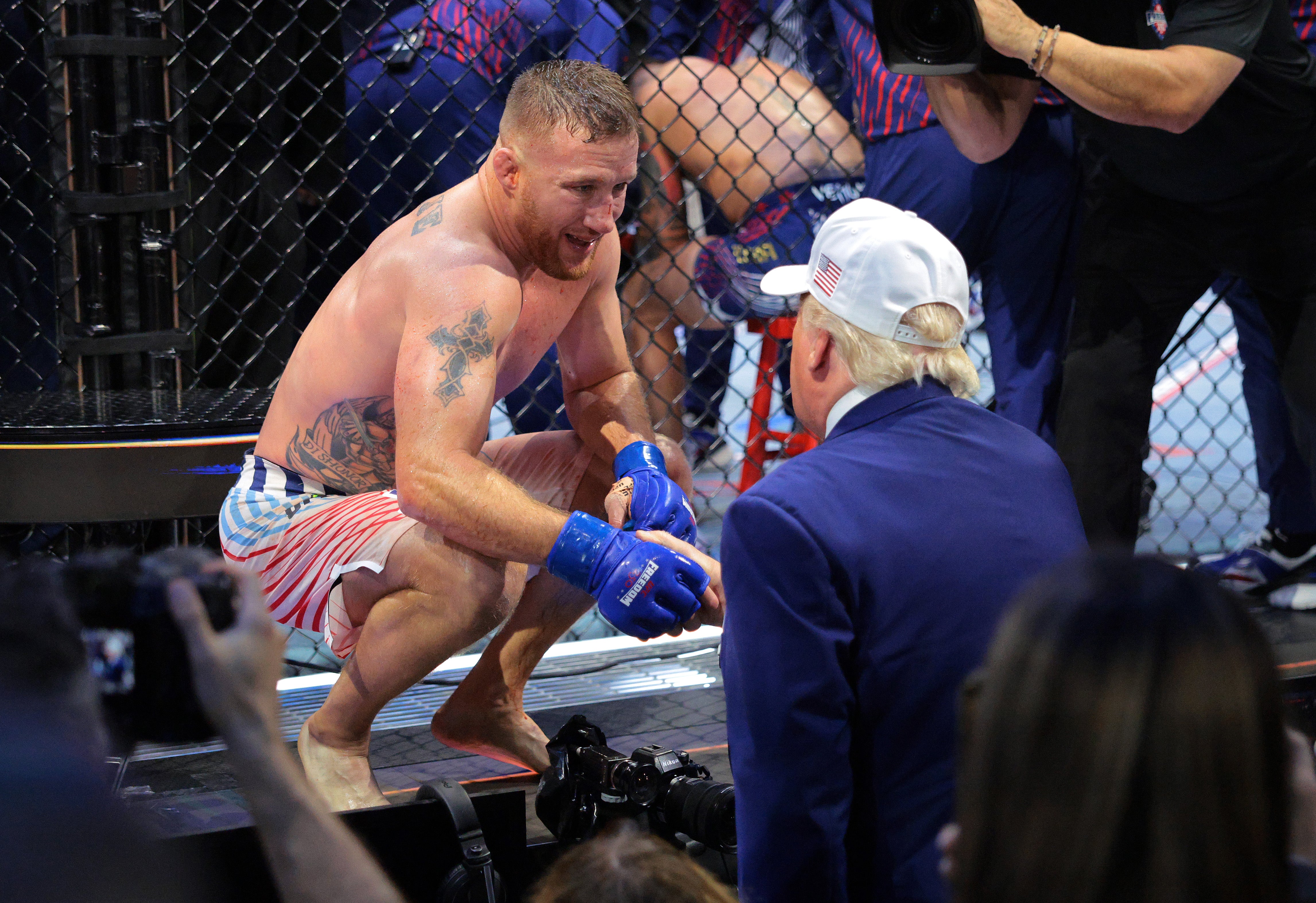 Justin Gaethje scores huge upset over Ilia Topuria at UFC Freedom 250 to realise career-long dream – UK Times
