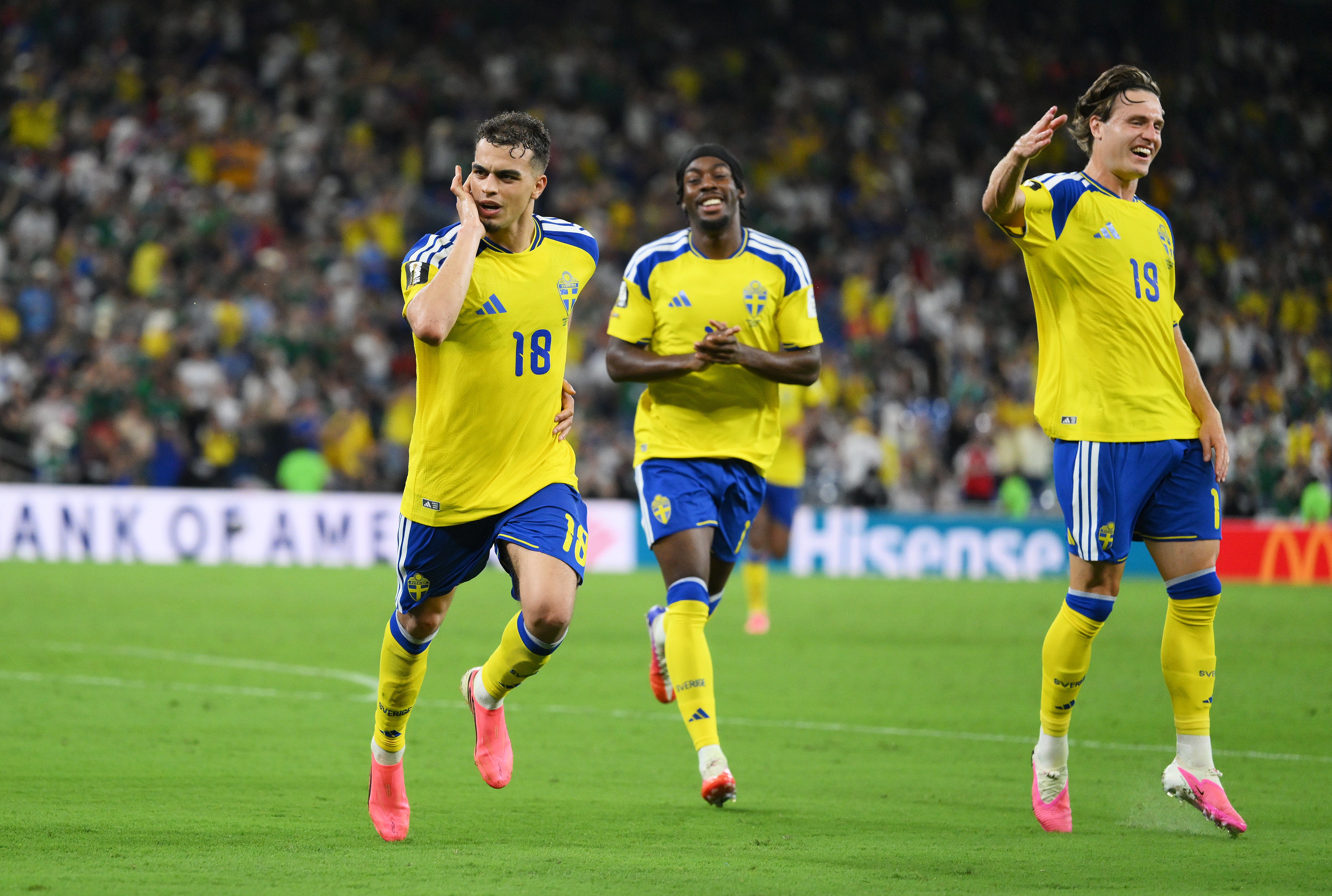 Brighton’s Yasin Ayari scored a brace against Tunisia