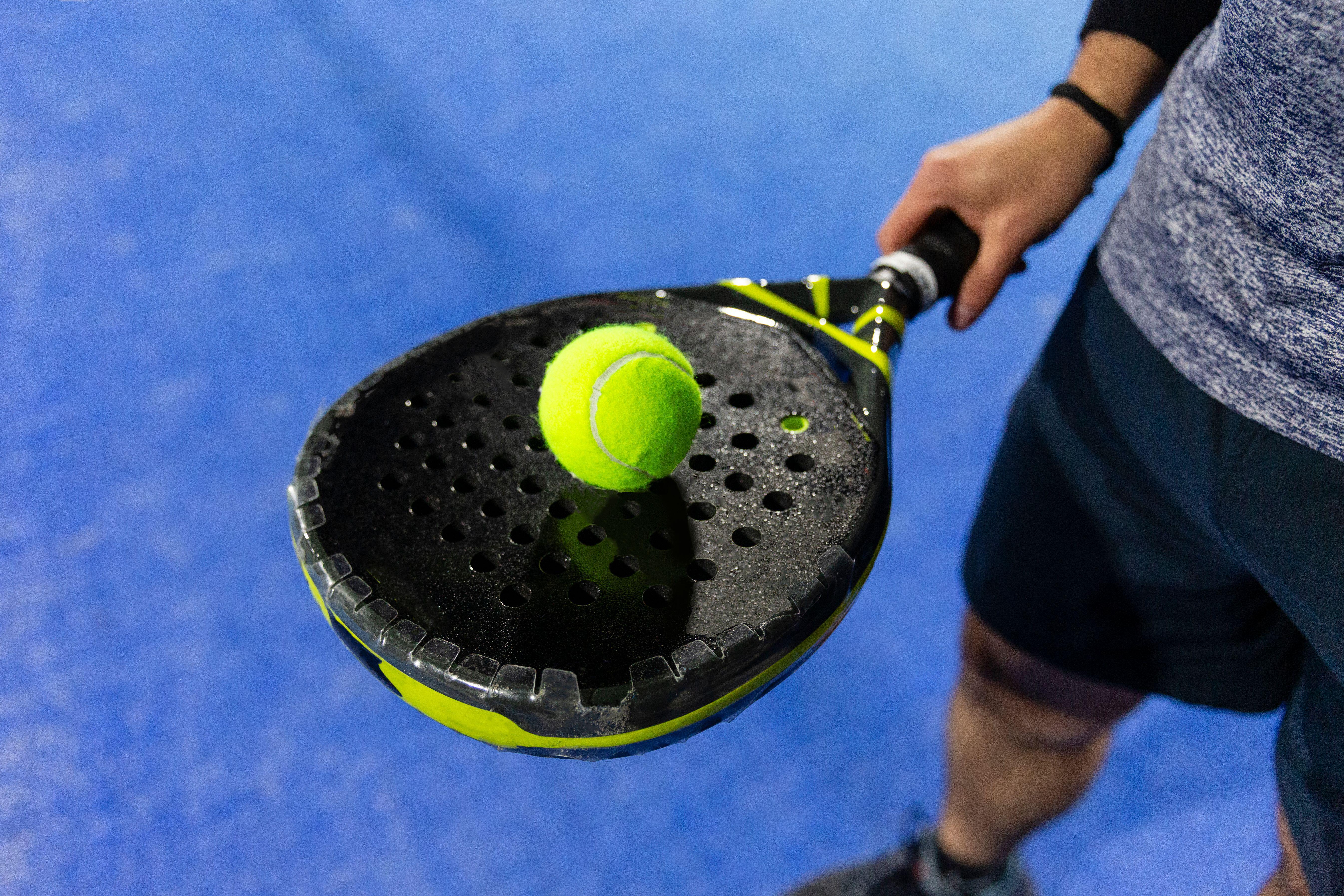 Padel is more dynamic and fast-paced than pickleball (Alamy/PA)