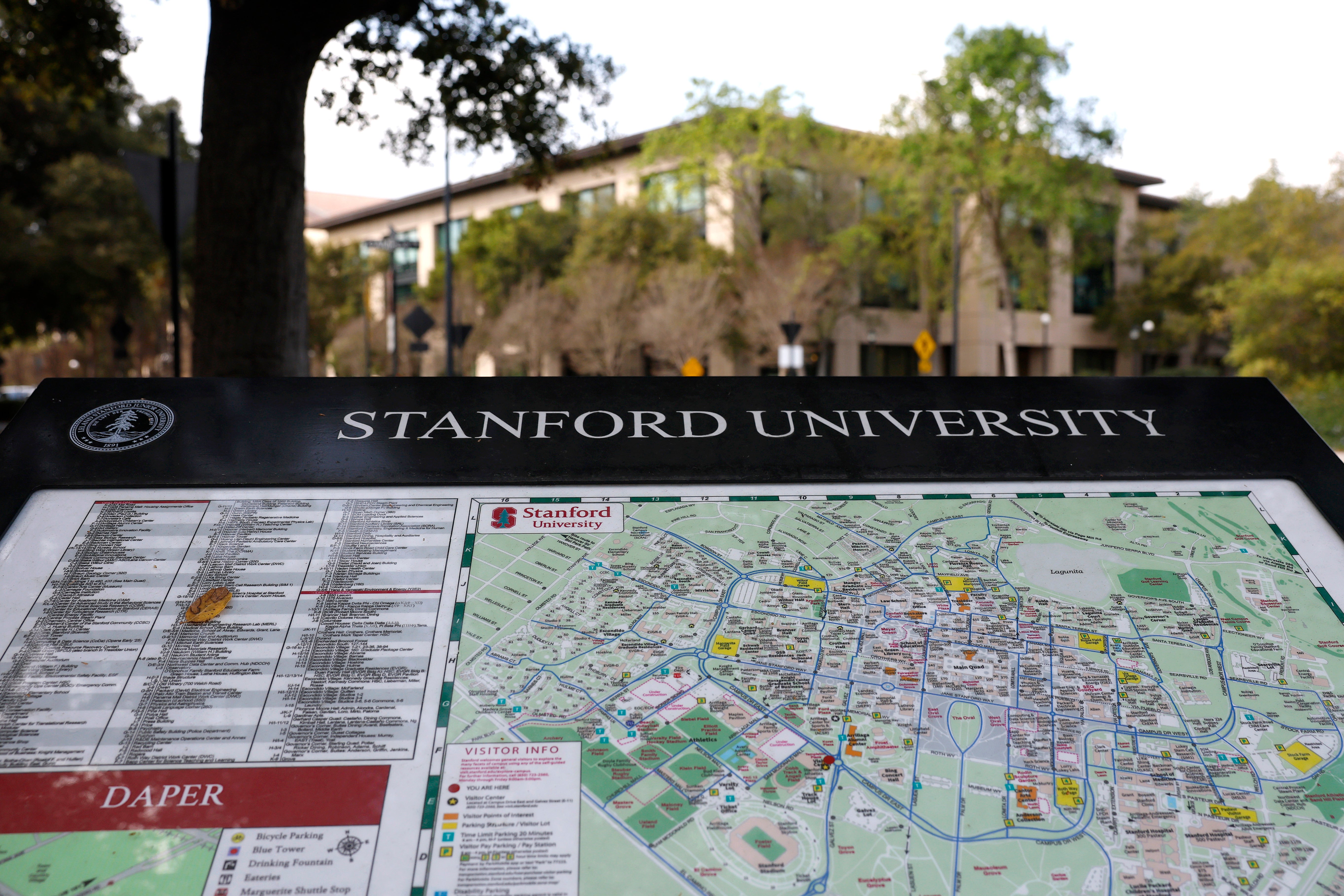 Some students at Stanford University held their own 'People's Commencement' (Getty)