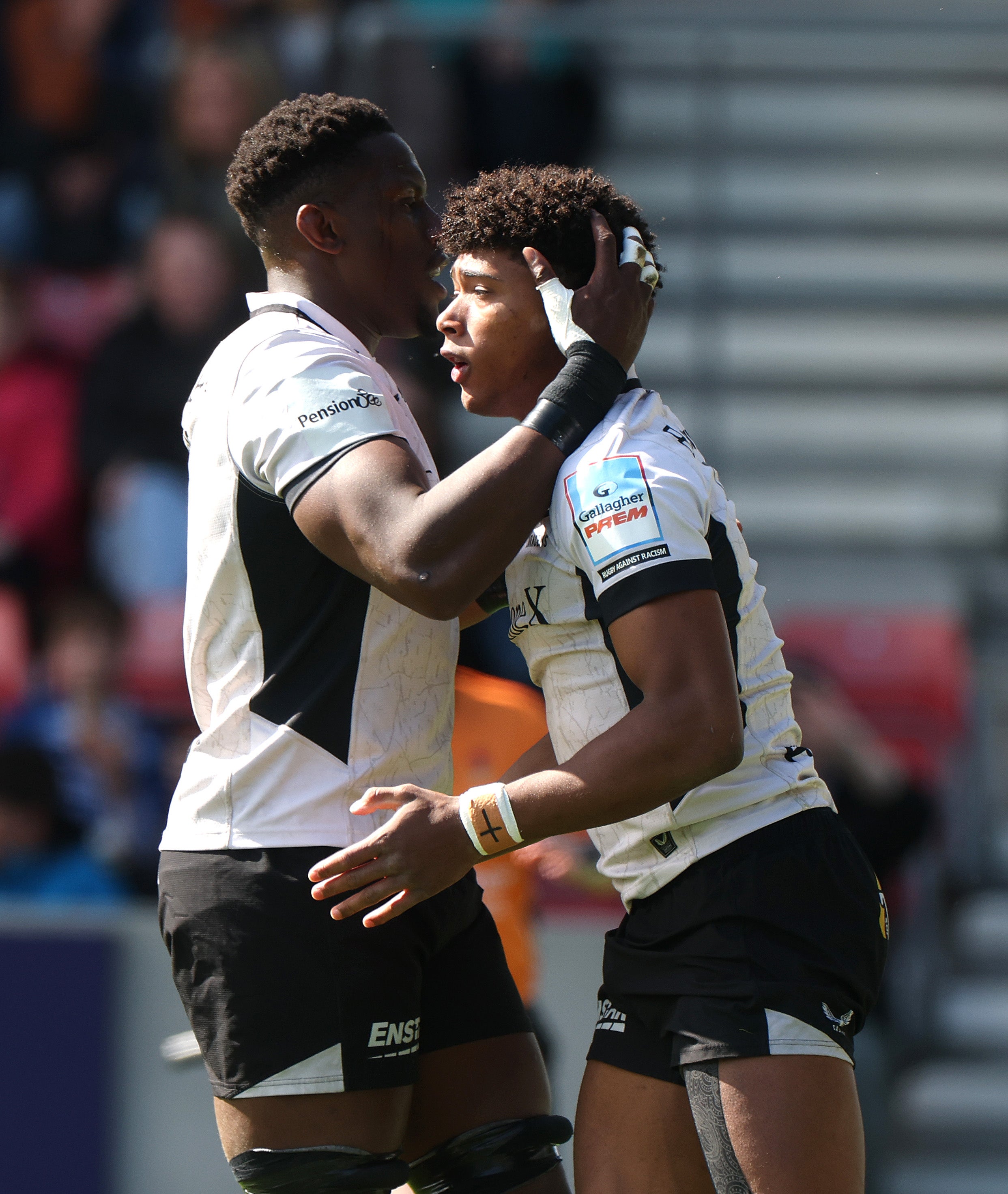 Noah Caluori has been grateful for the support of Maro Itoje this season