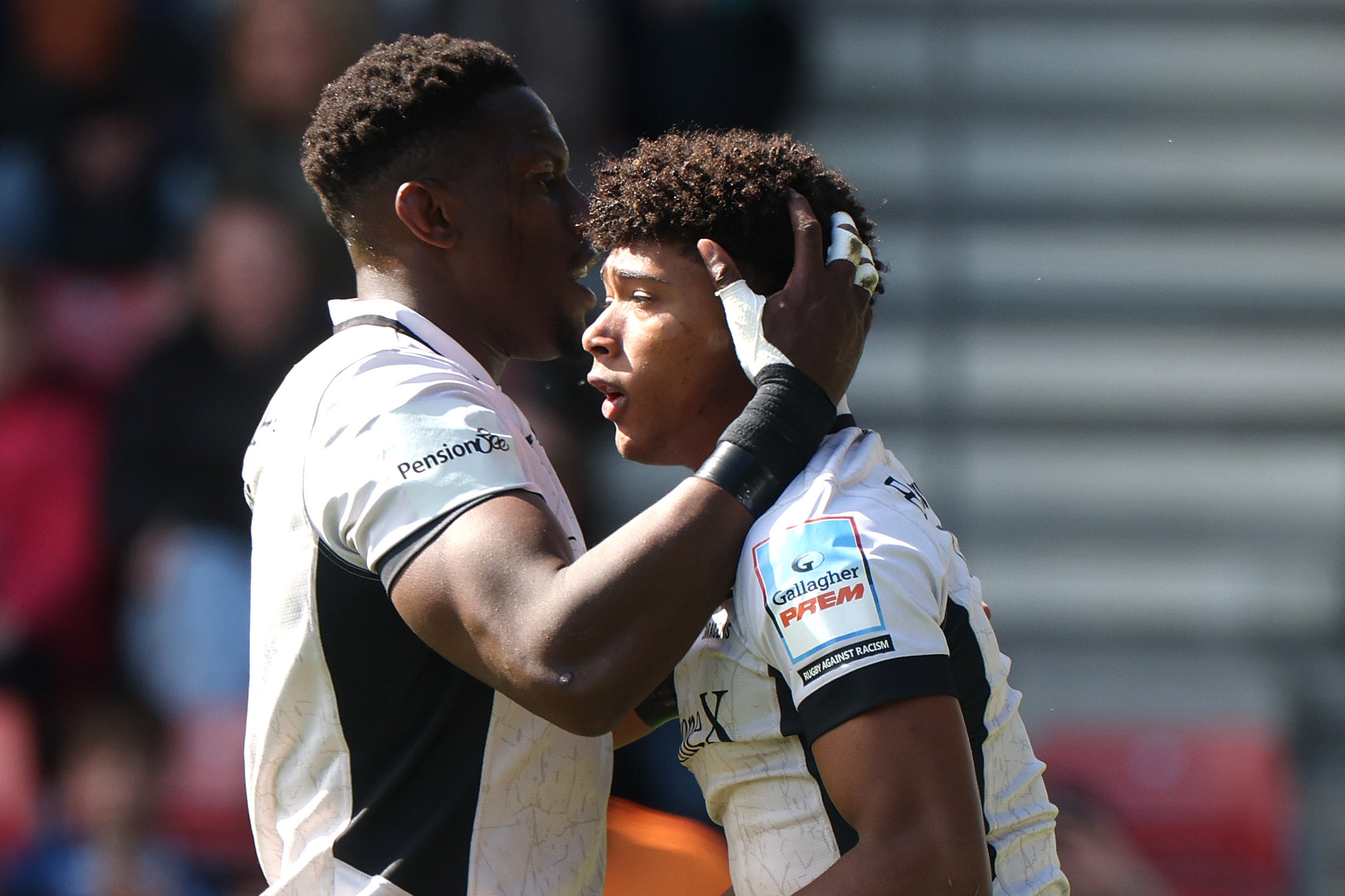 Noah Caluori has been grateful for the support of Maro Itoje this season (Getty)