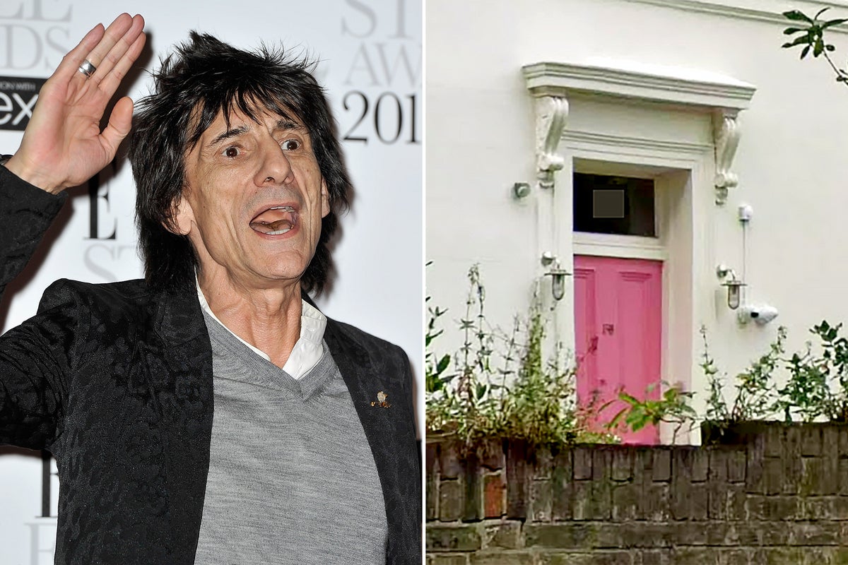 Rolling Stones rocker Ronnie Wood told ‘paint it black’ over pink door at £7m London home