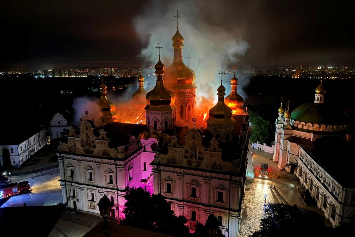 ‘Like bombing Notre Dame’: The 1,000-year-old Ukraine monastery damaged in Russia’s latest strike