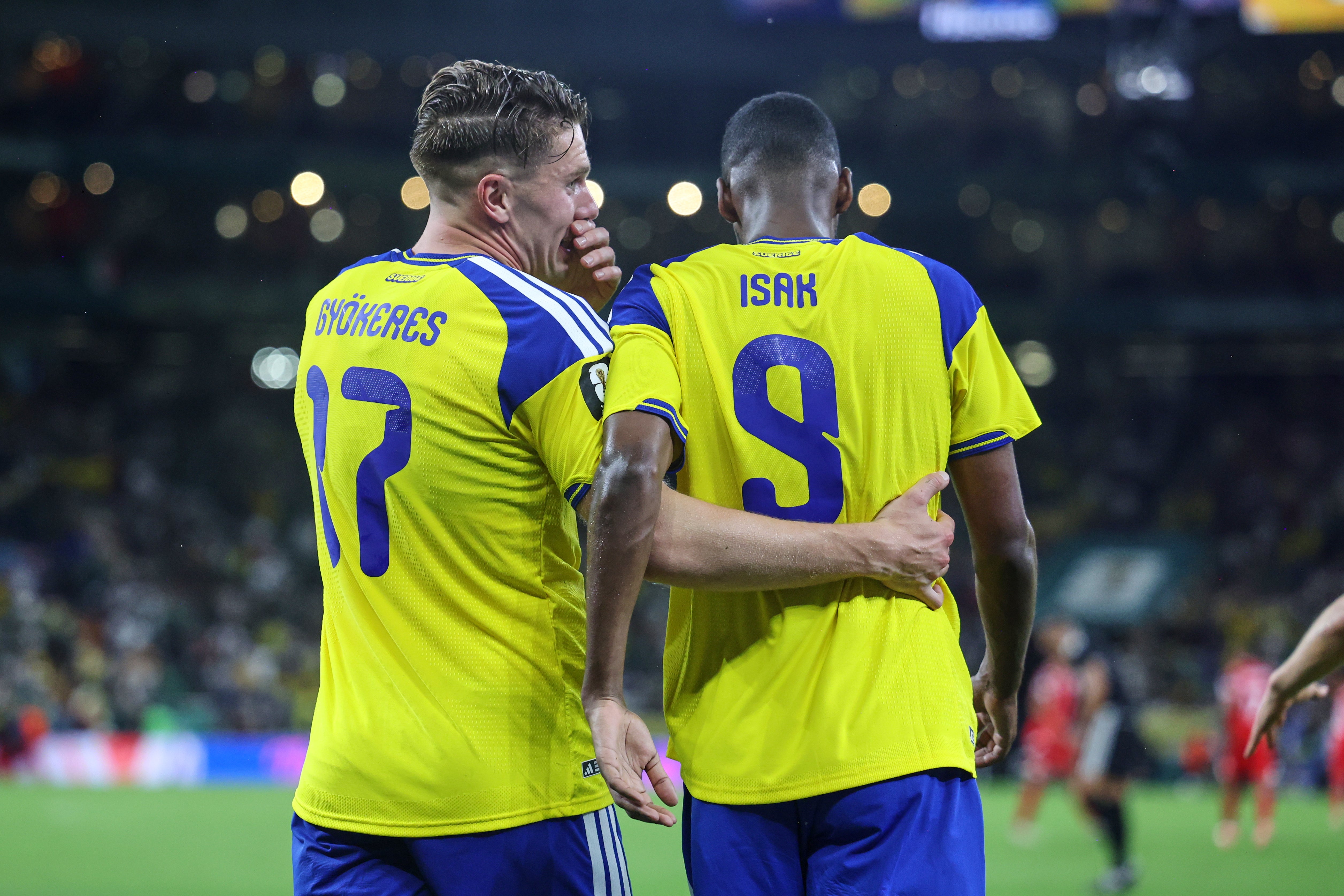 Gyokeres and Isak combined well for Sweden