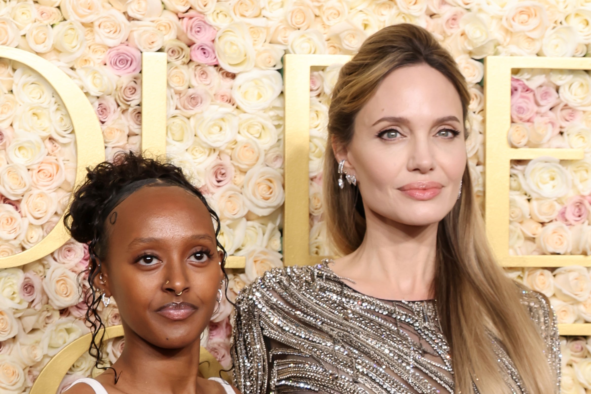 Zahara Marley Jolie-Pitt, pictured here with her mother Angelina, is the latest child of the Hollywood couple to drop the ‘Pitt’ name (Getty Images)