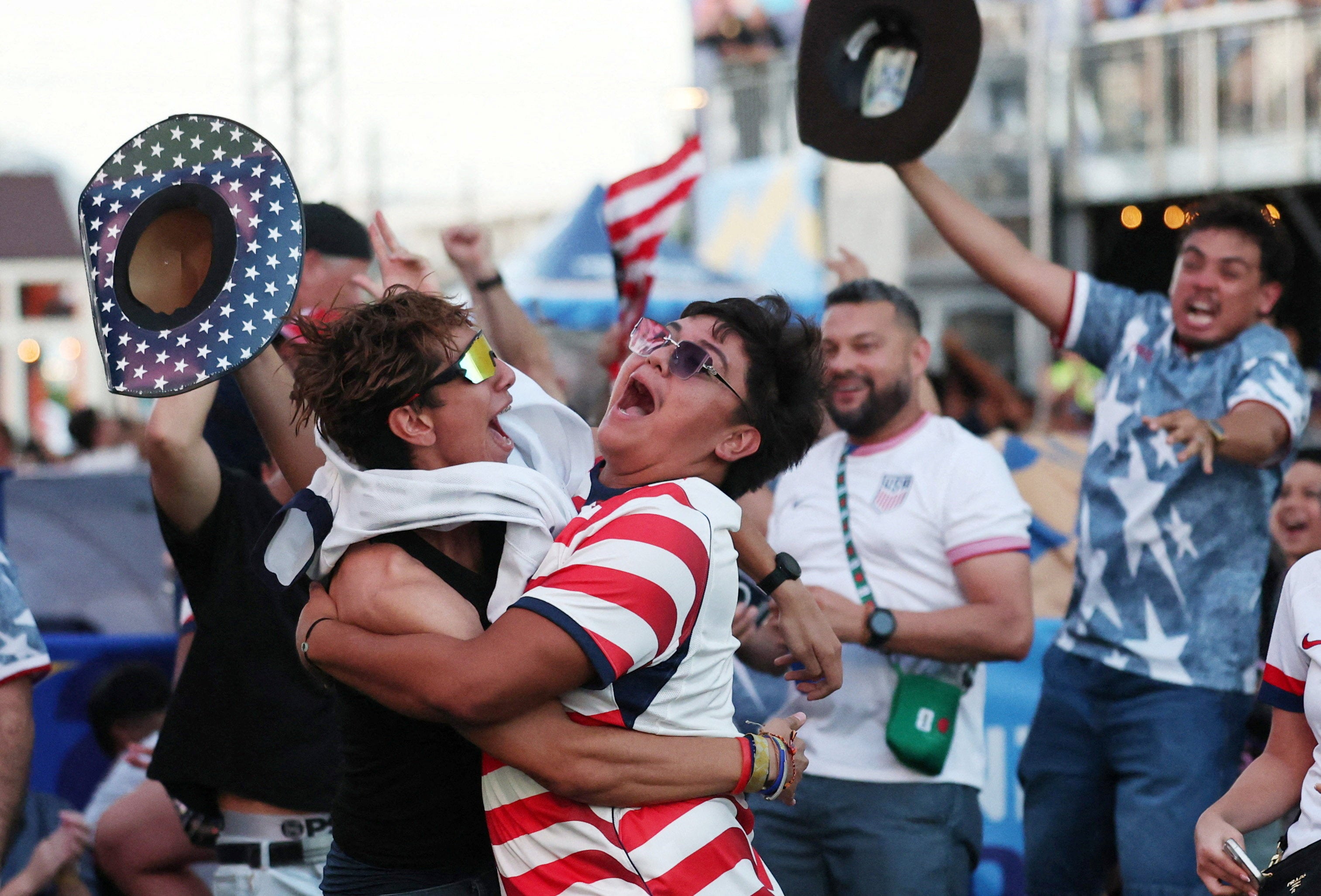 There was jubilation in Houston as the USA won their World Cup opener