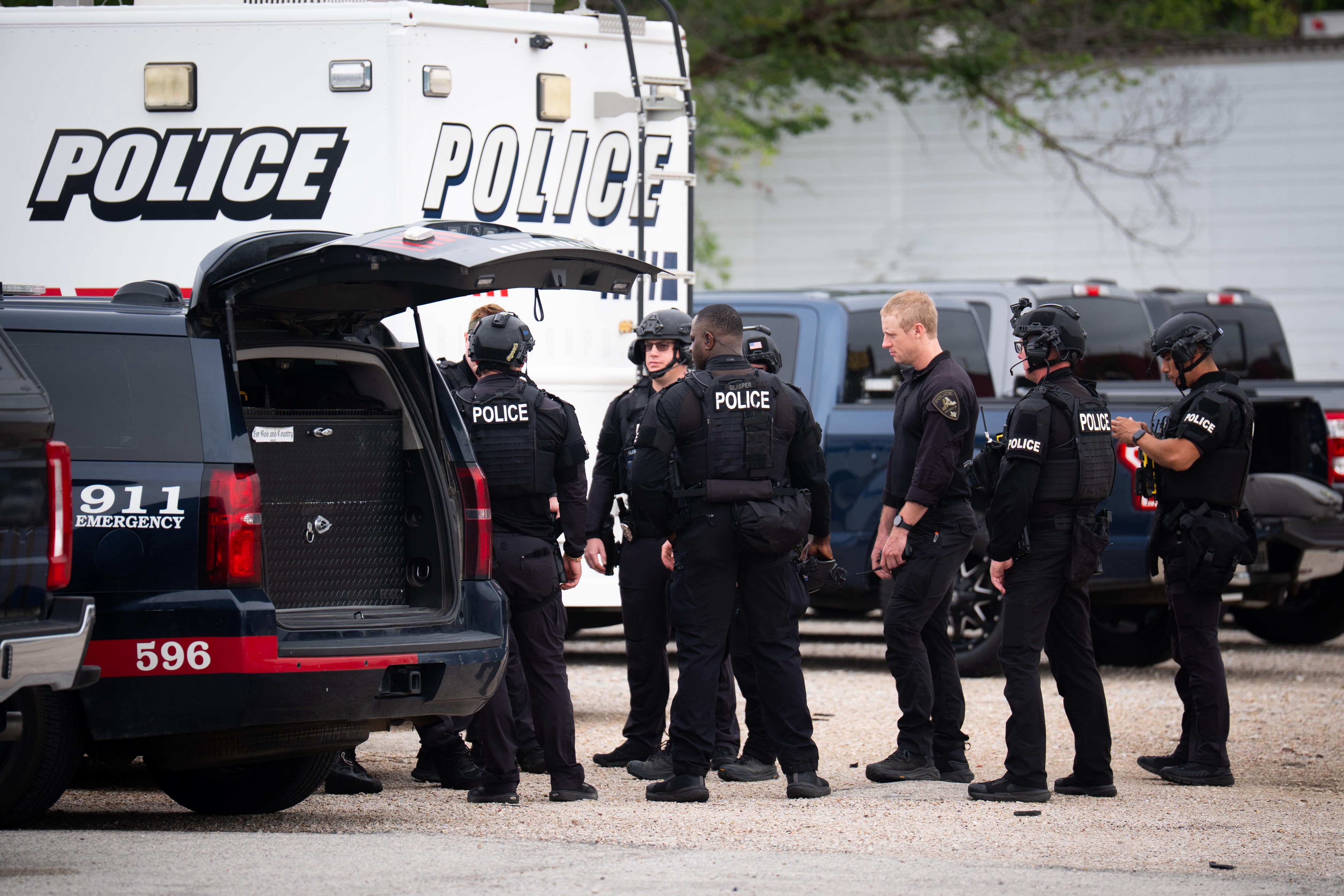 A spokesperson for the Arlington Police Department said the force were responding to a domestic dispute between a male and female at their home address