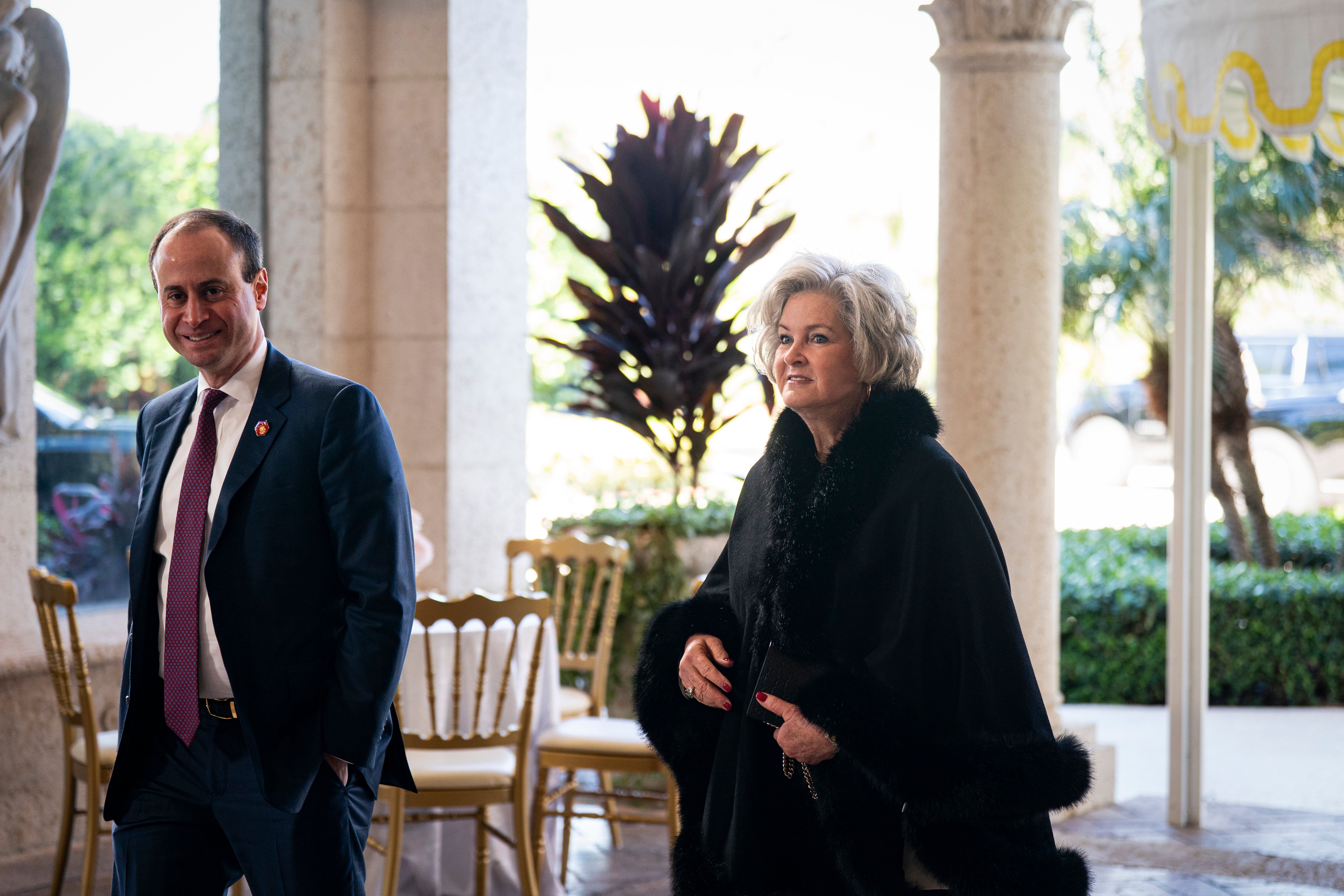 White House staff secretary Will Scharf, left, and chief of staff Susie Wiles reportedly pushed back on the use of the Insurrection Act, fearing legal challenges and mission creep in the president’s immigration enforcement blitz (Getty)