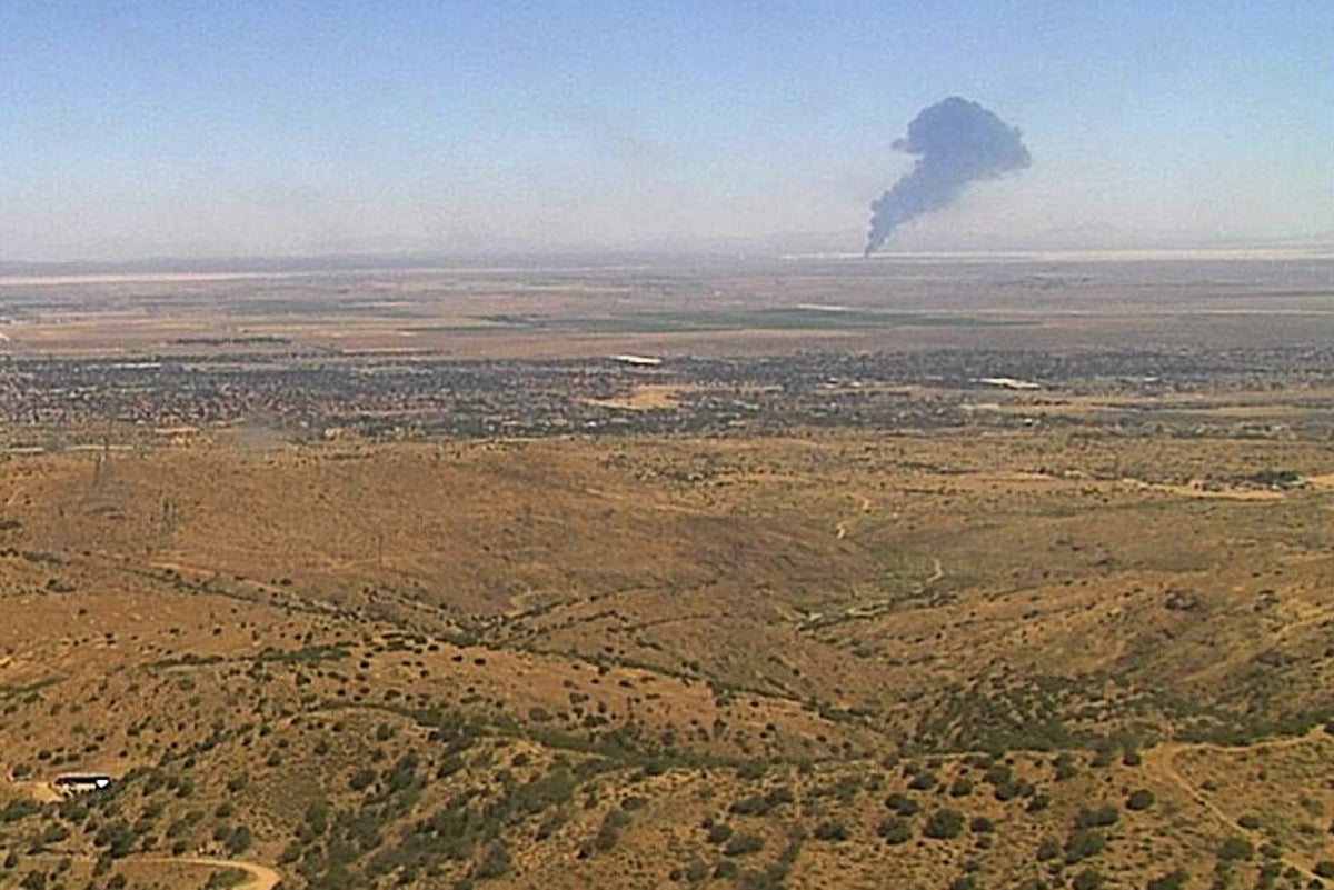 Eight presumed dead after B-52 bomber crashes in California