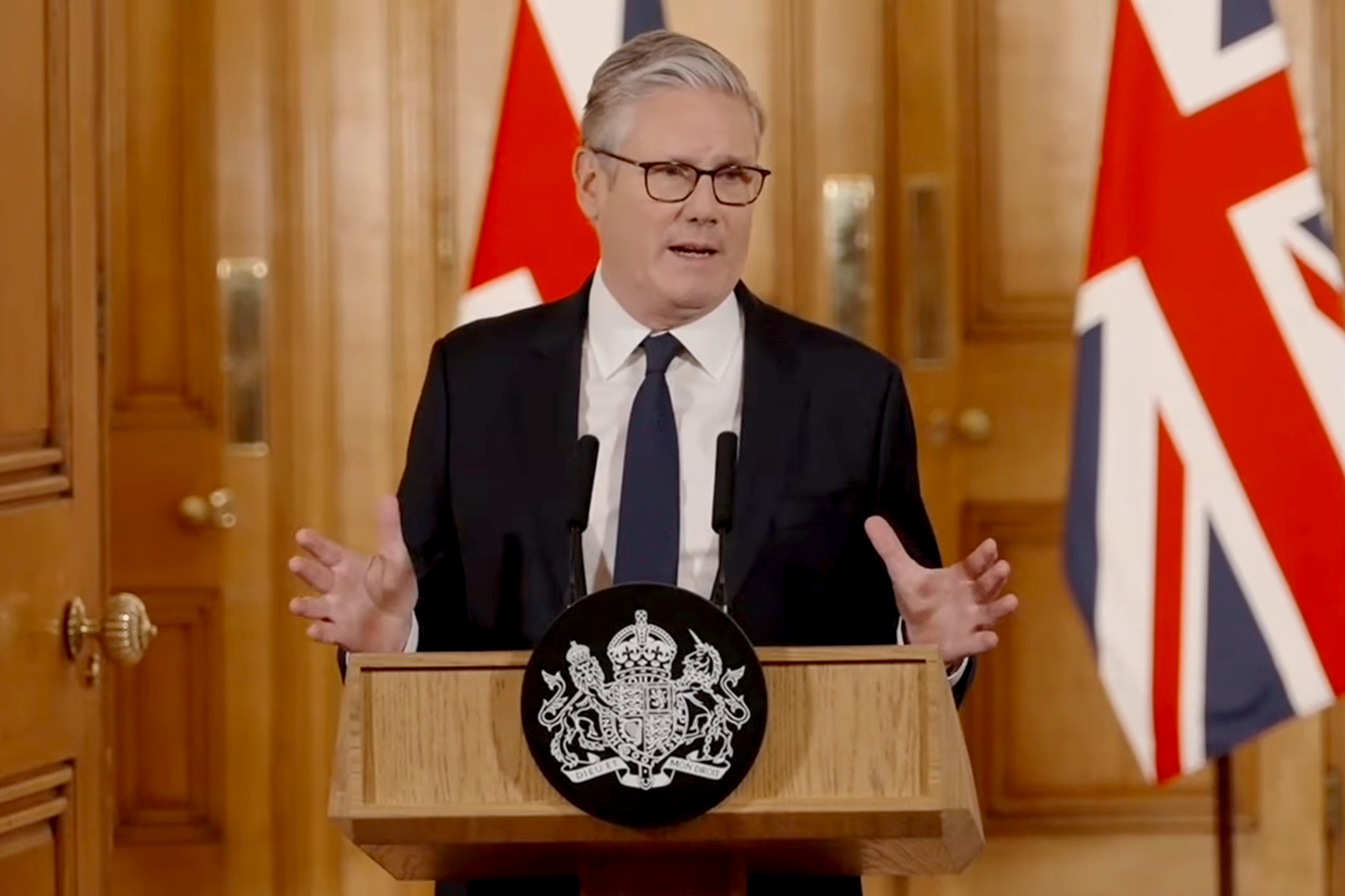 Sir Keir Starmer said the ban is expected to come into force next year (YouTube/10 Downing Street)