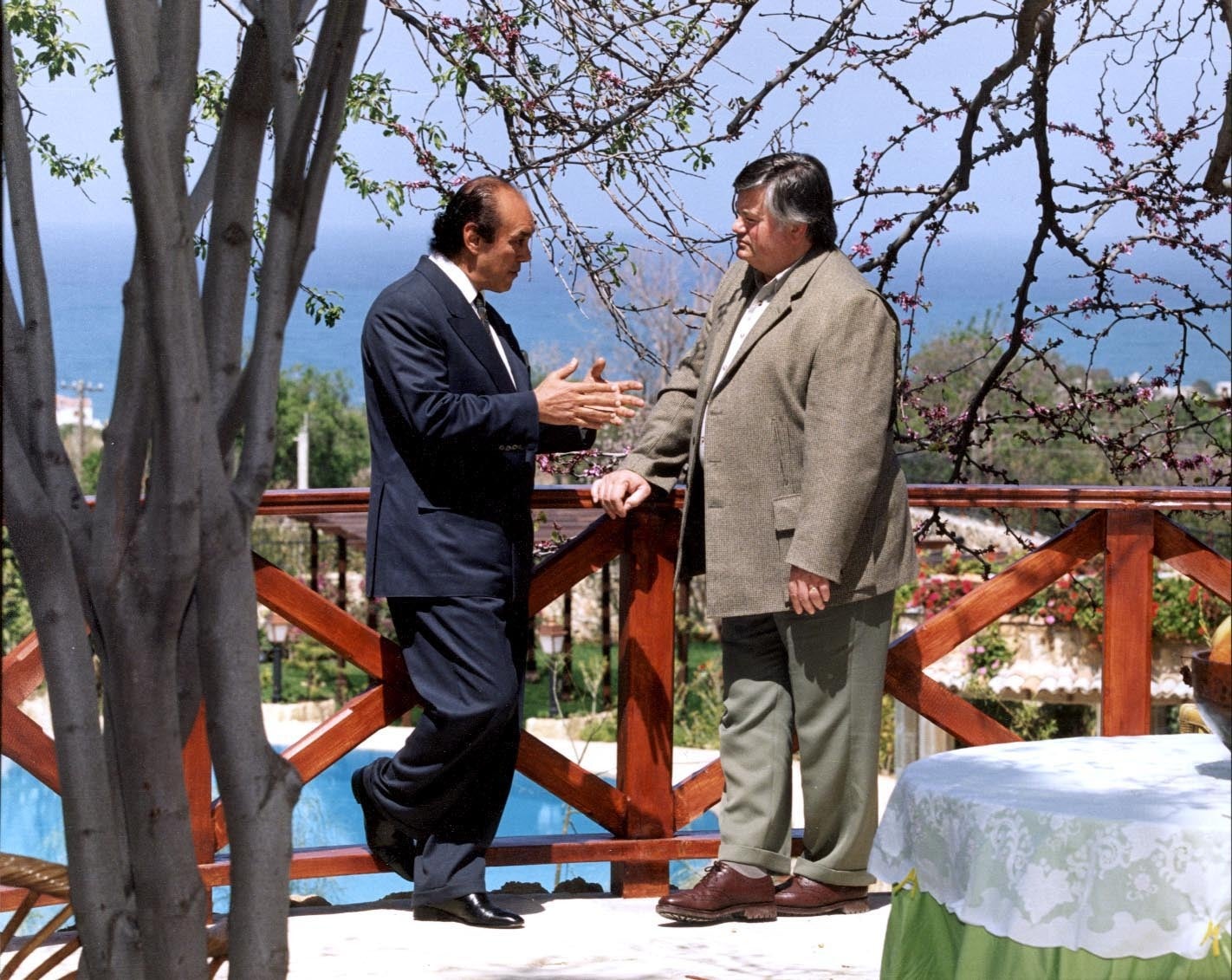 Cook interviewing runaway millionaire Asil Nadir - Britain's most wanted businessman of the time - in the ‘90s (PA)