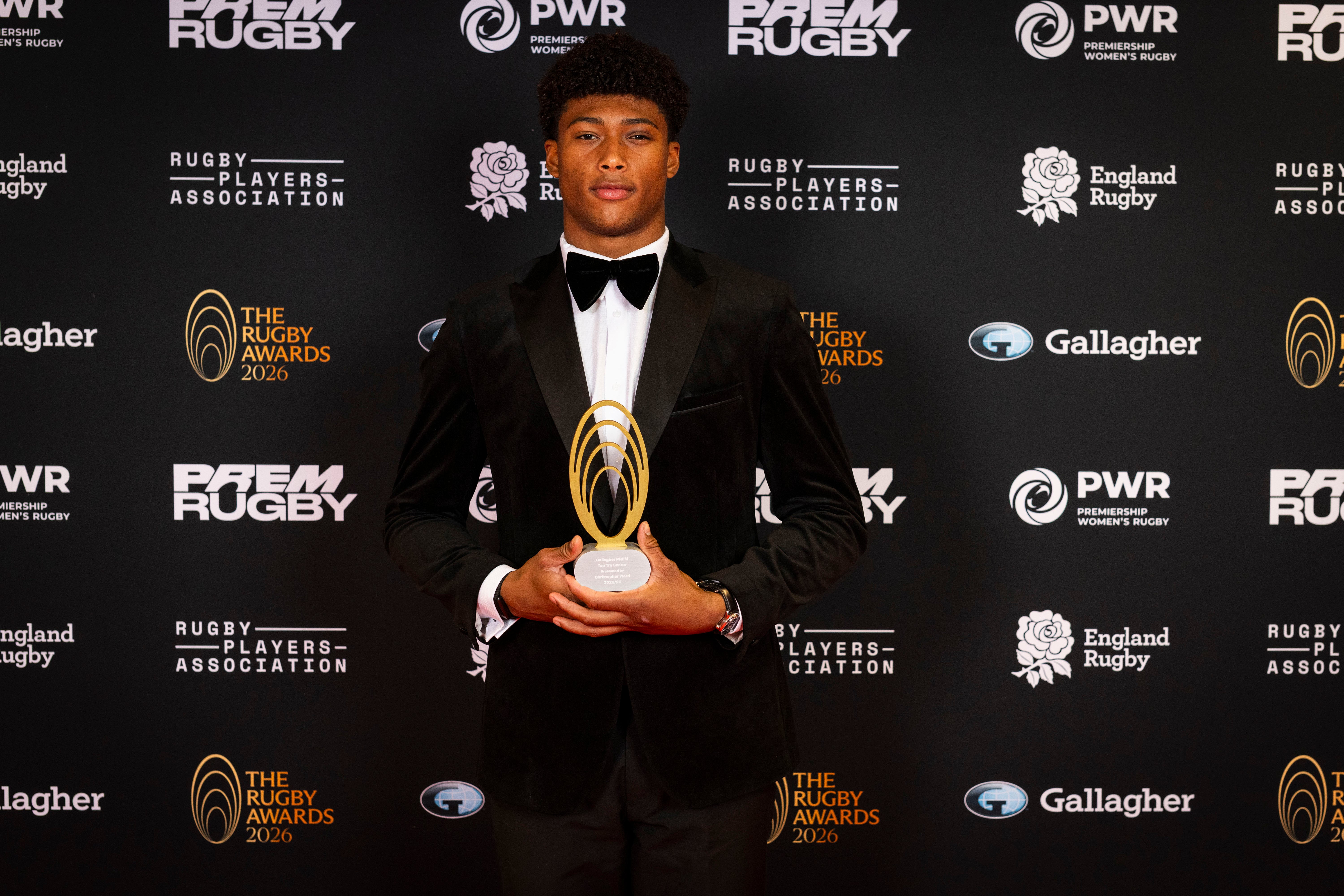 Noah Caluori was named Prem Rugby breakthrough player of the year (James Robinson/Prem Rugby)