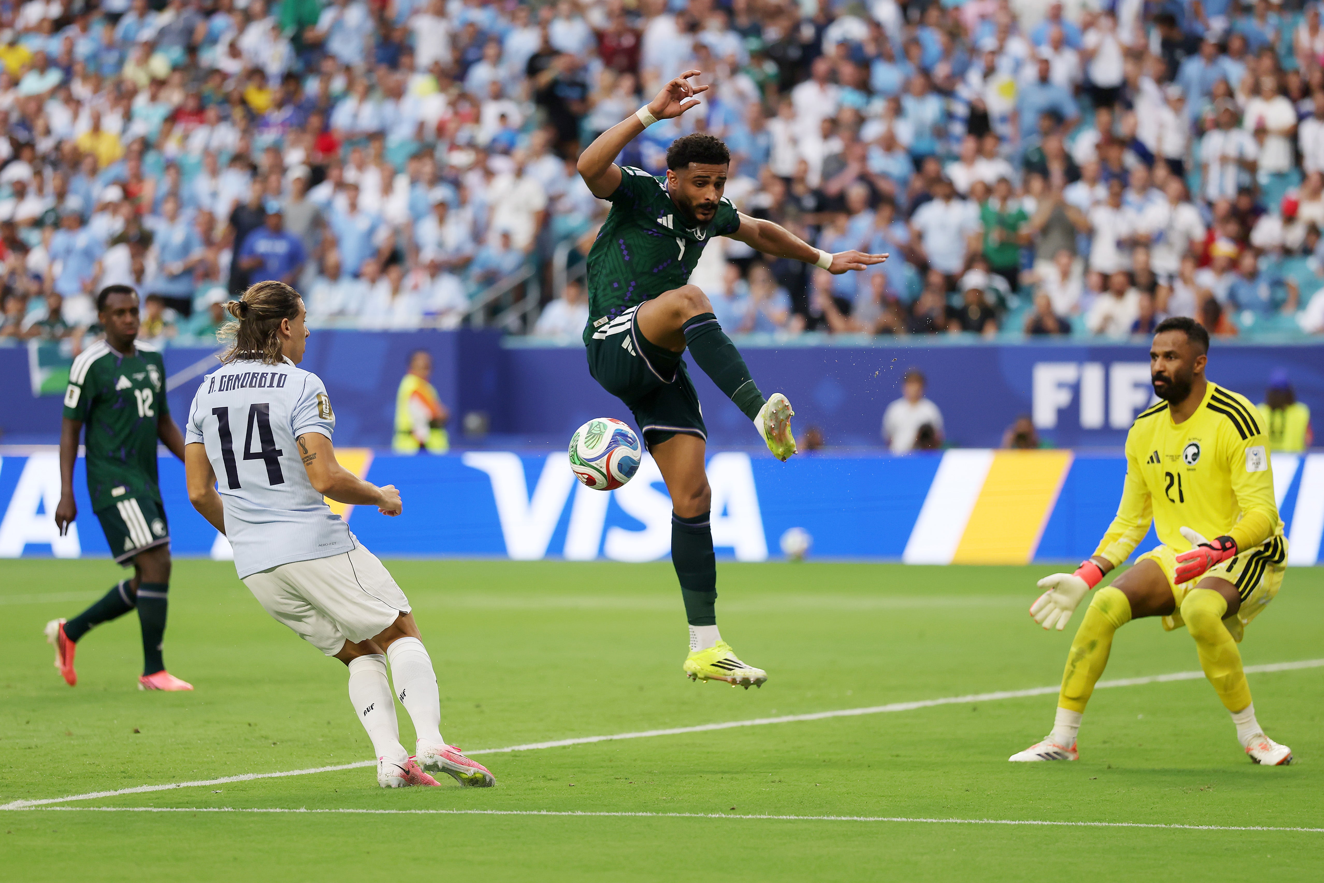 Abdulelah Al Amri put Saudi Arabia into the lead