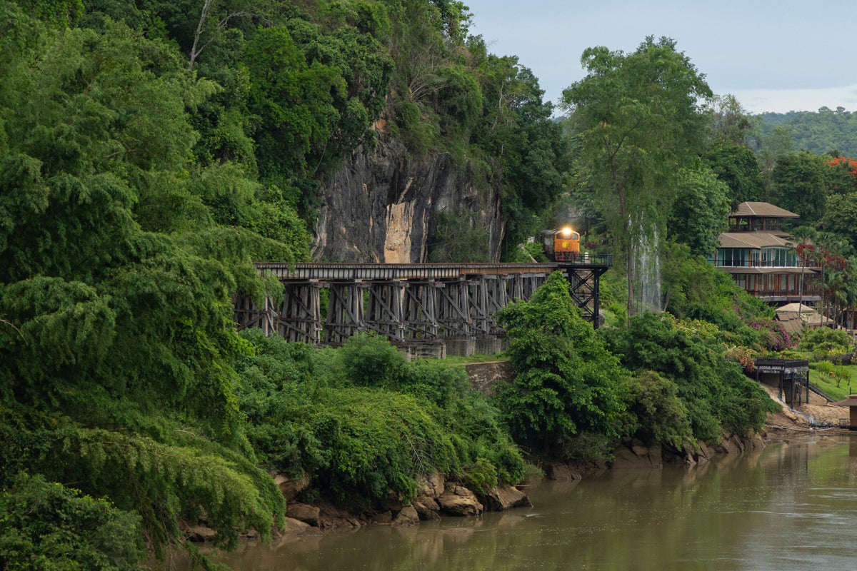 Historians race to explore resurfaced WWII 'Death Railway' station | The Independent