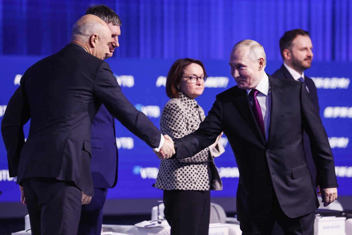 Russian central bank chief who ‘threatened to quit over Ukraine war’ not seen in public for three weeks