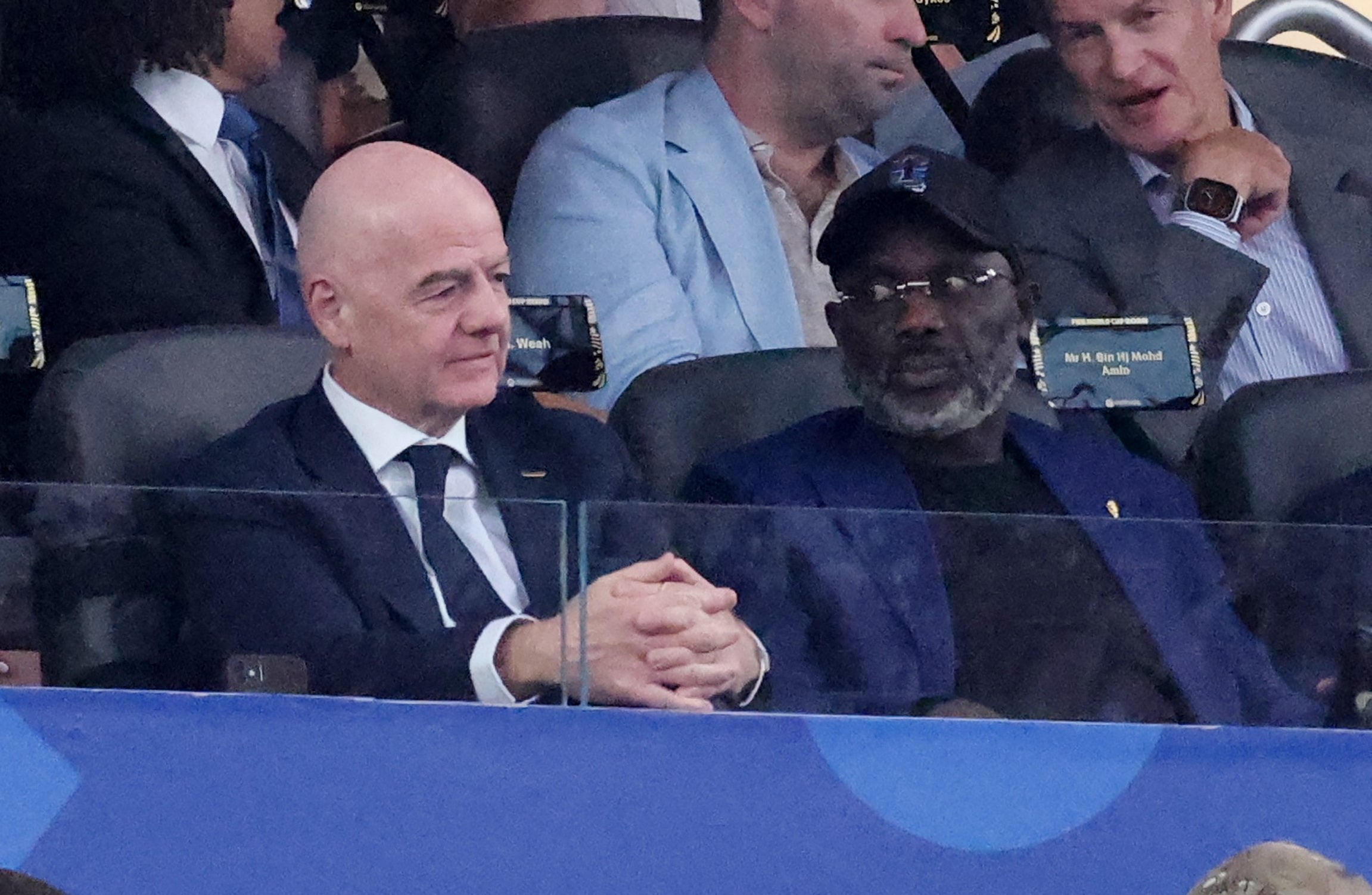 Gianni Infantino was in the Iran dressing room before the game