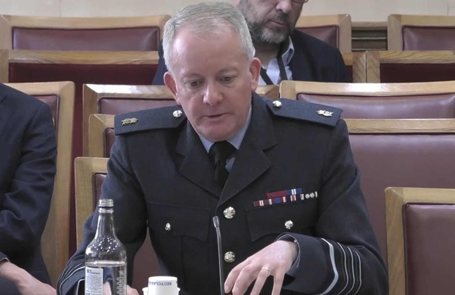 Chief of the defence staff, Sir Richard Knighton, addresses the Lords’ International Relations and Defence Committee